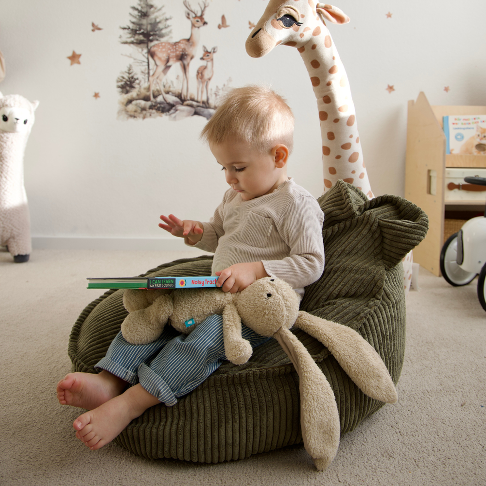 MeowBaby® Aesthetic Sako Bag Teddy - Bean Bag for Kids