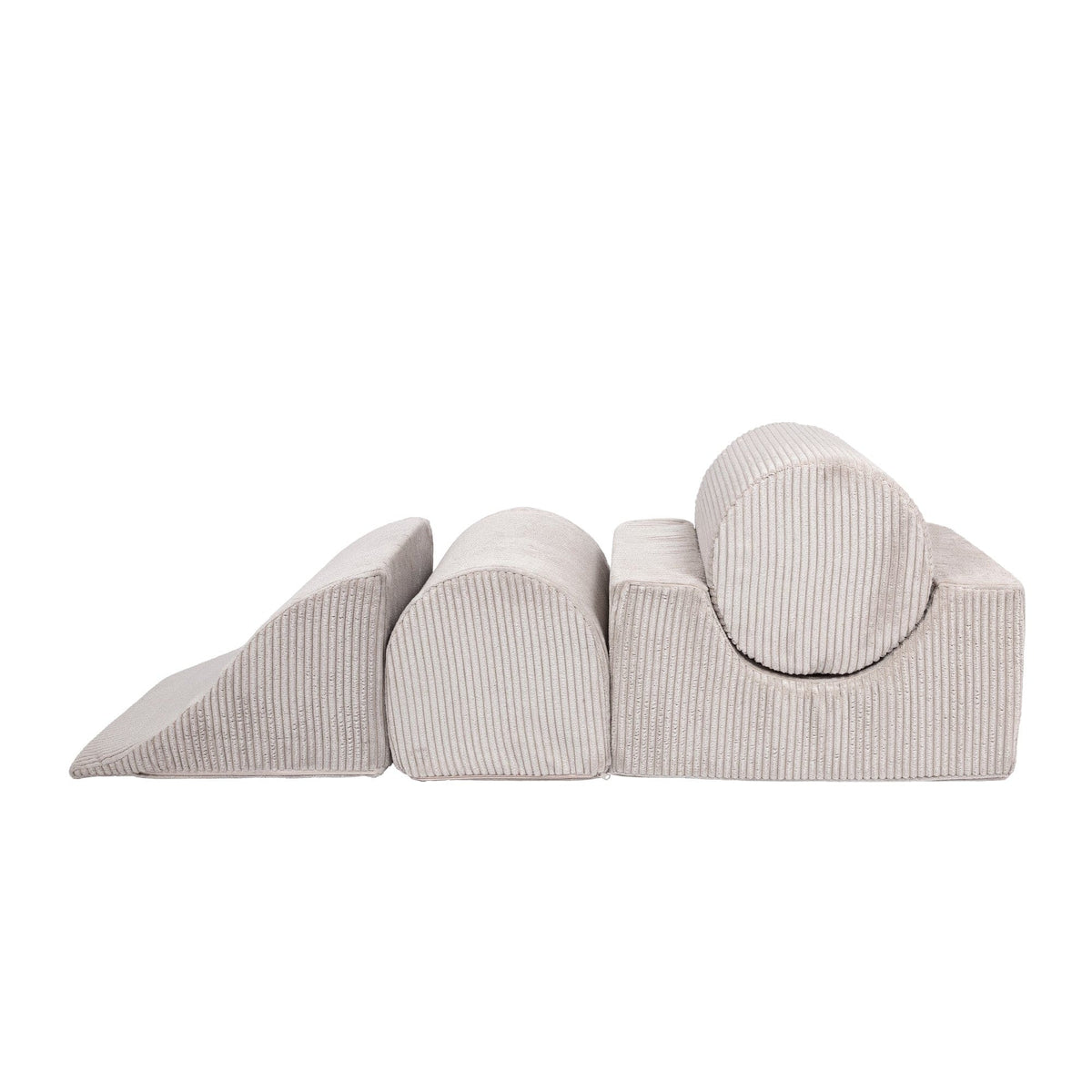 MeowBaby Aesthetic Kids Foam Climbing Blocks - Baby Soft Play Set | 5 Elements