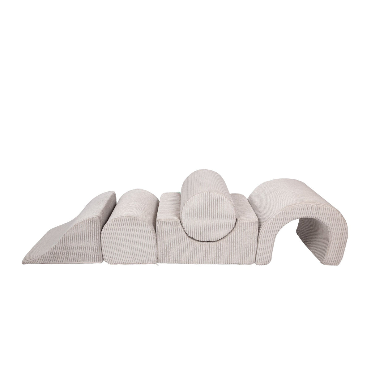 MeowBaby Aesthetic Kids Foam Climbing Blocks - Baby Soft Play Set | 5 Elements