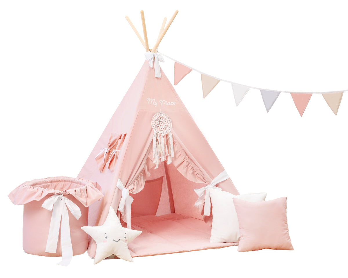 Pink Teepee Tent | Kids Teepee | Teepee Tent for Kids | Kids Teepee Tent | Teepee Pink | Baby Teepee | Teepees for Girls | Pink Tent |