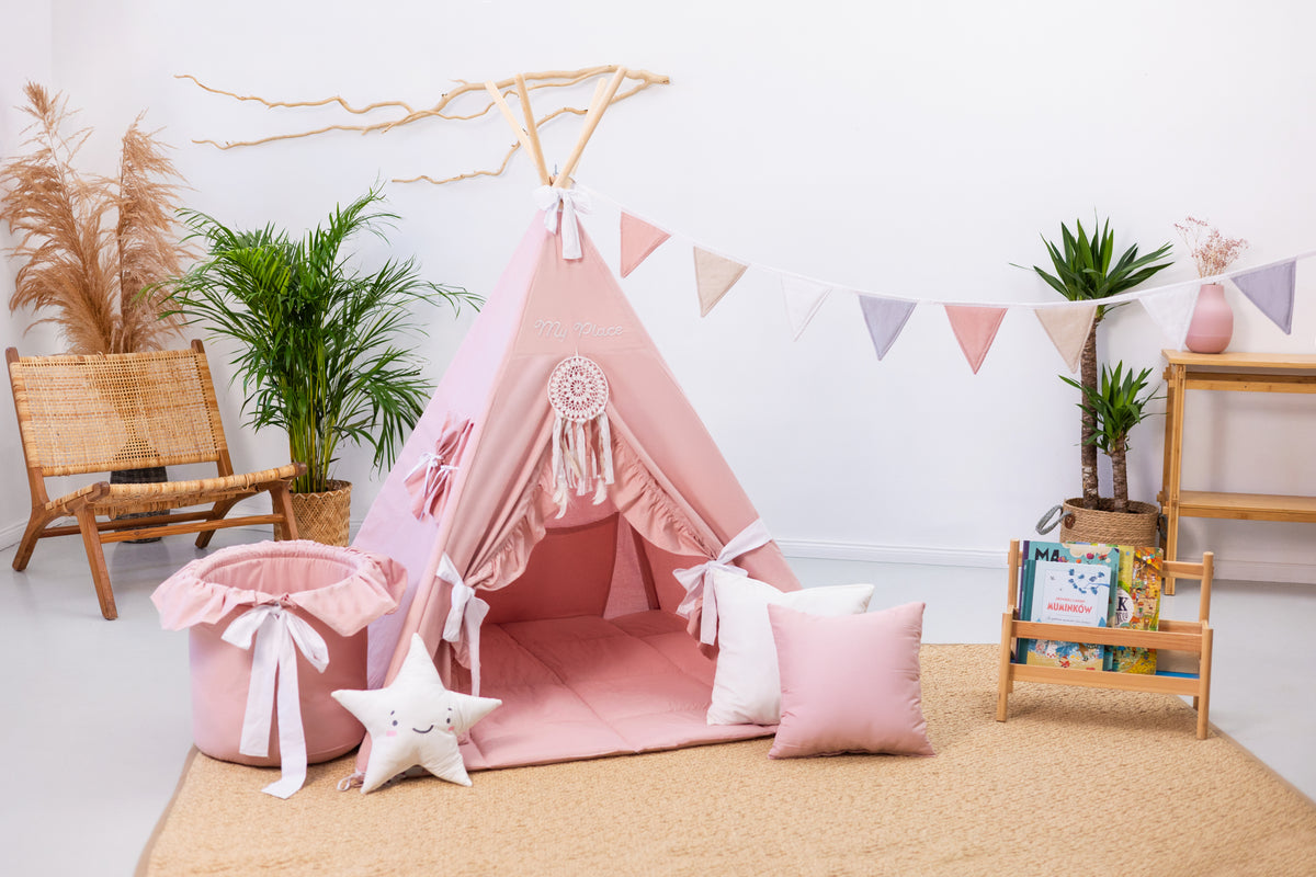 Pink Teepee Tent | Kids Teepee | Teepees for Girls | Teepee Tent for Kids | Kids Teepee Tent | Teepee Pink | Baby Teepee | Pink Tent |