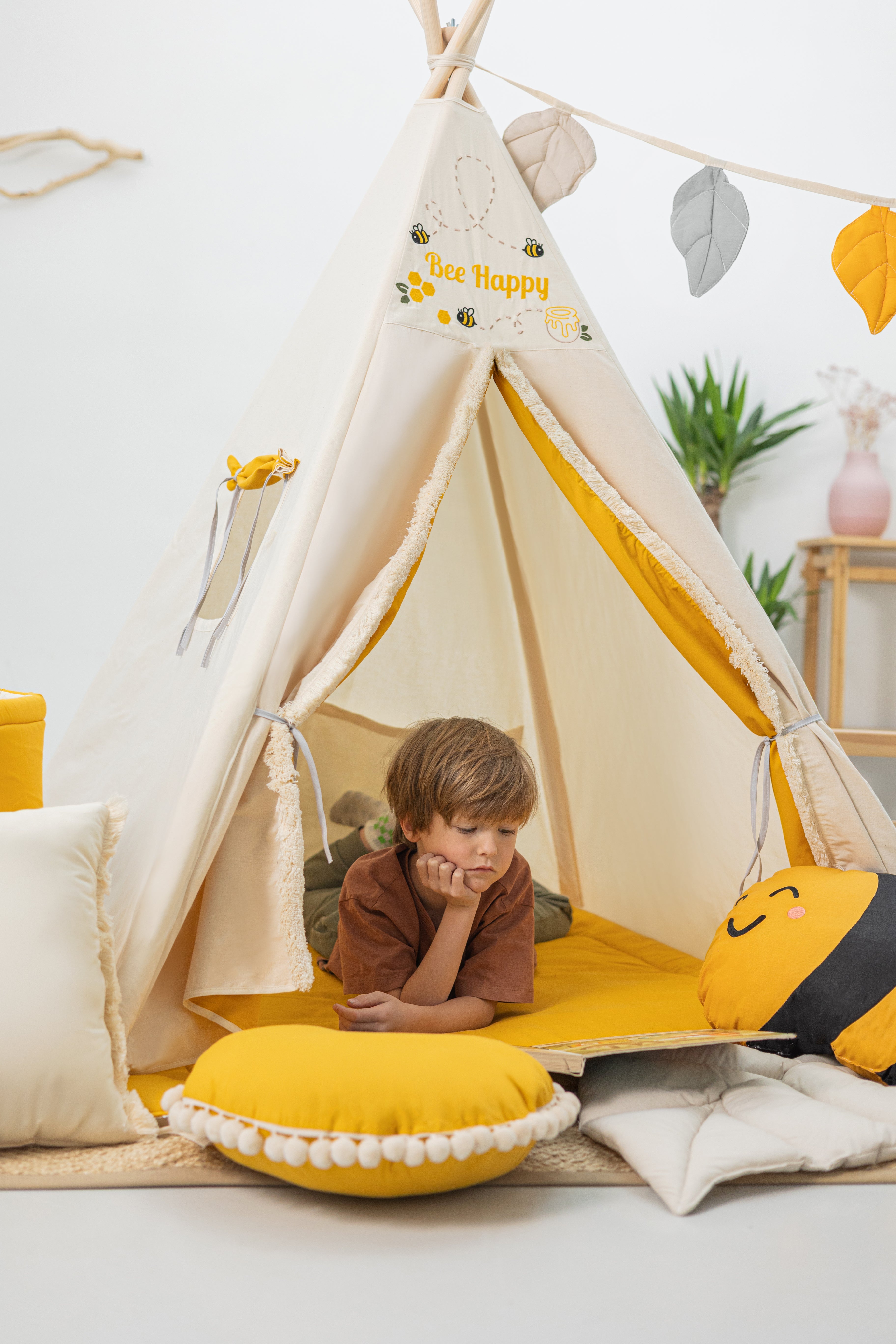 Mustard yellow Teepee Tent | Kids Teepee | Teepee Tent for Kids | Kids Teepee Tent | Yellow Teepee | Baby Teepee | Teepees for Girls | Teepees for Boys | Cream Tent | Teepees for Kids | Teepee | Tipi |