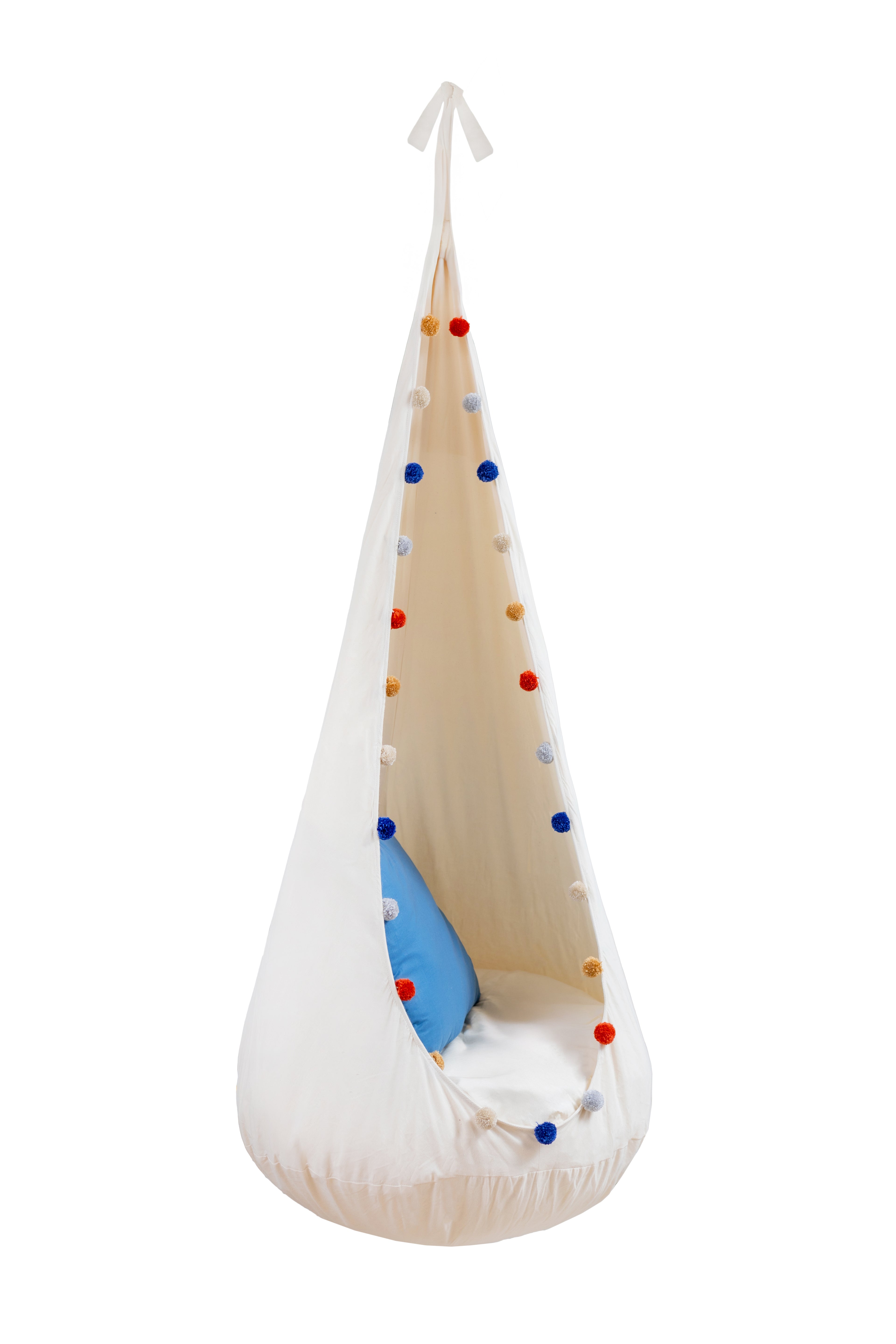 Large Kids Cocoon Swing - Happy PomPoms