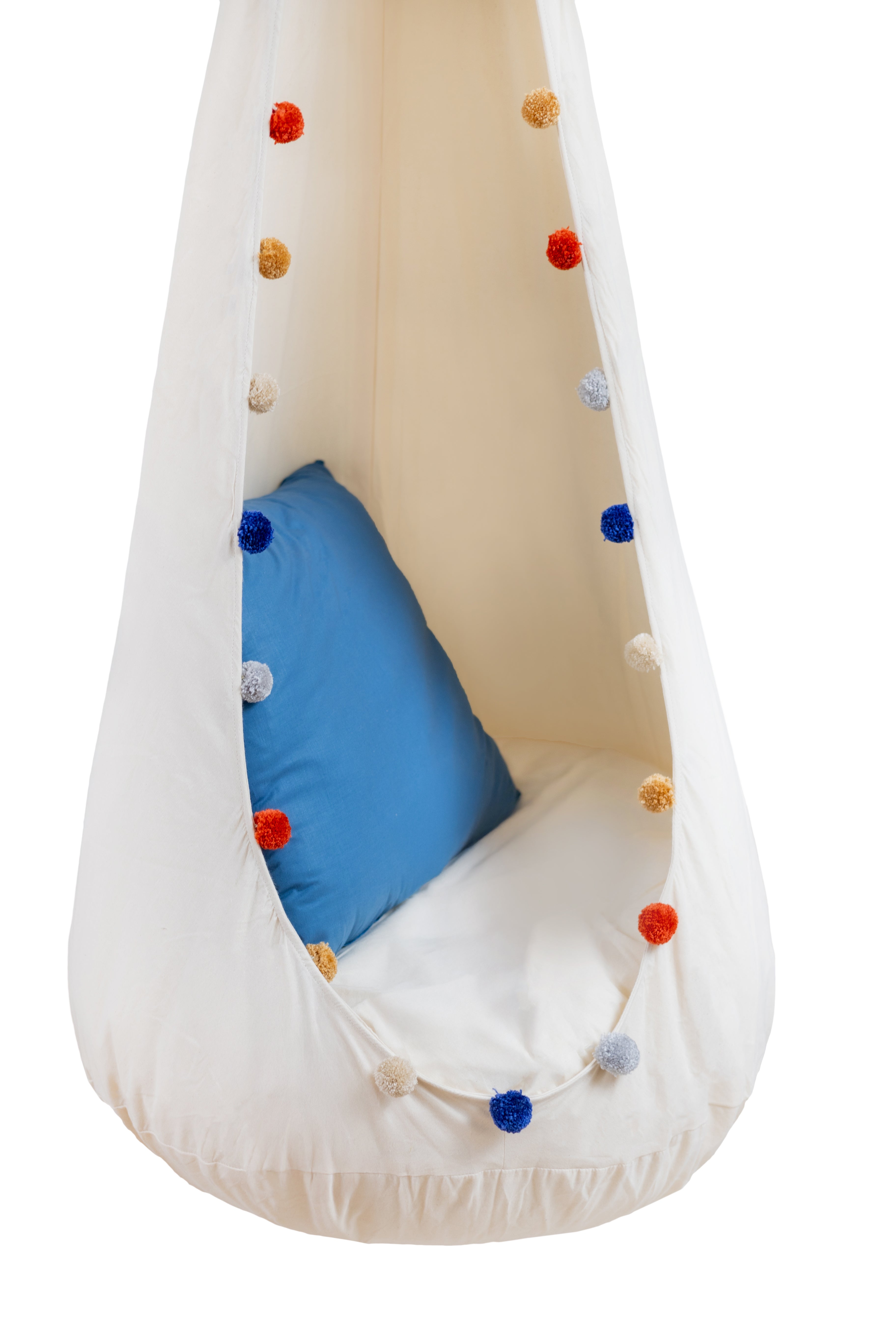 Large Kids Cocoon Swing - Happy PomPoms