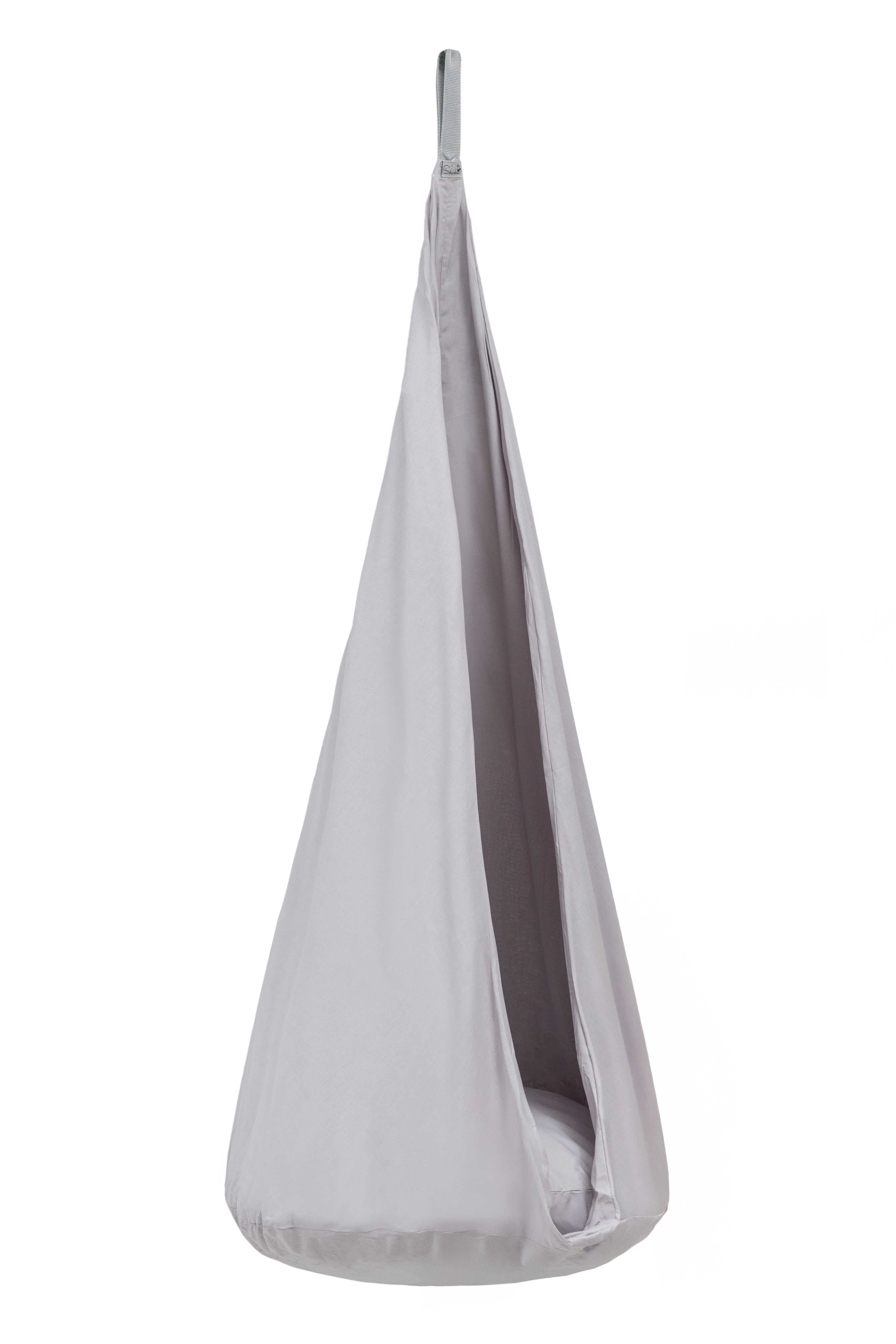 | grey cocoon swing | kids cocoon swing | hanging cocoon swings | indoor swing | kids hanging chair swing | grey cocoon swing for kids |