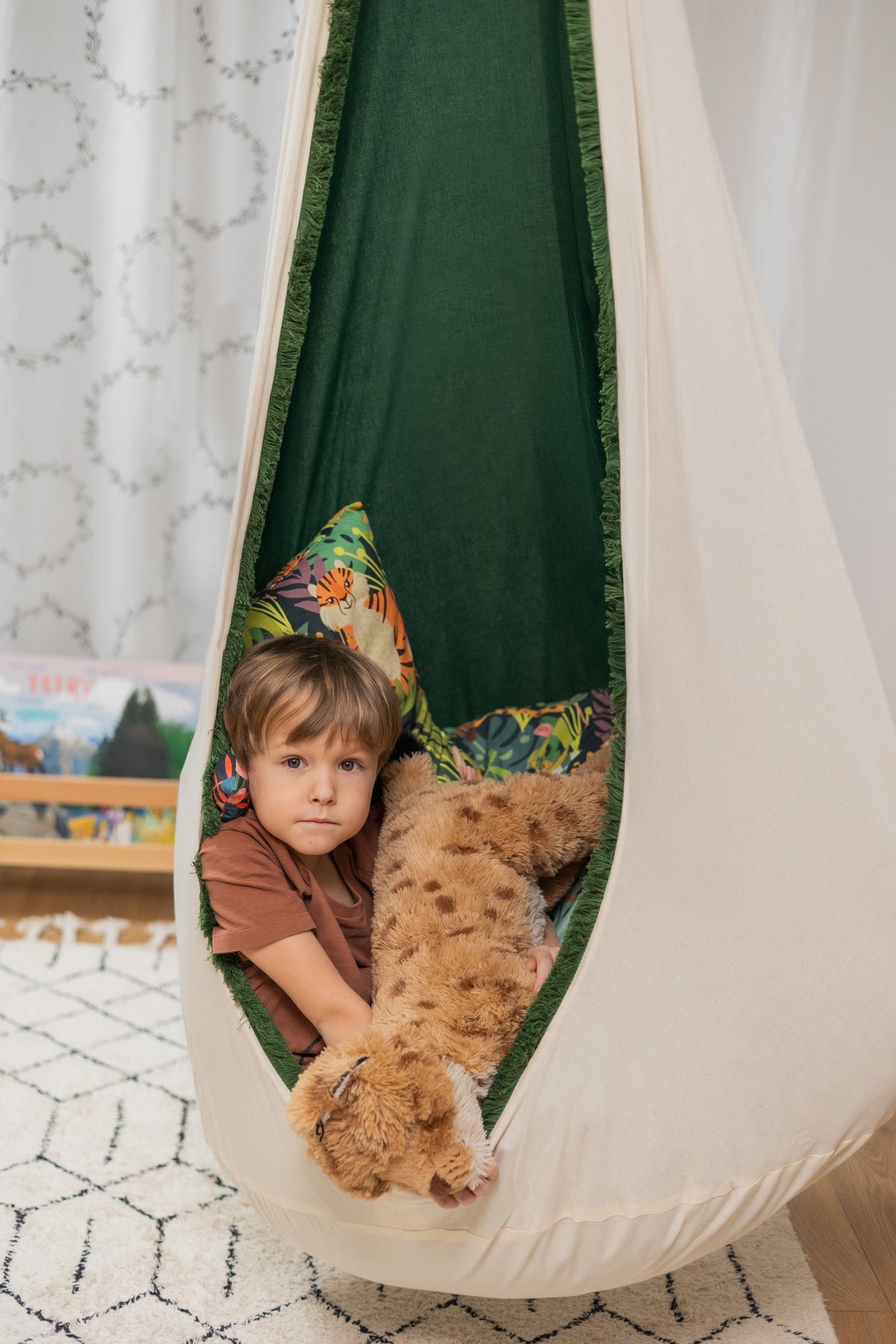 jungle cocoon swing | kids cocoon swing | hanging cocoon swings | indoor swing | kids hanging chair swing | jungle cocoon swing for kids |