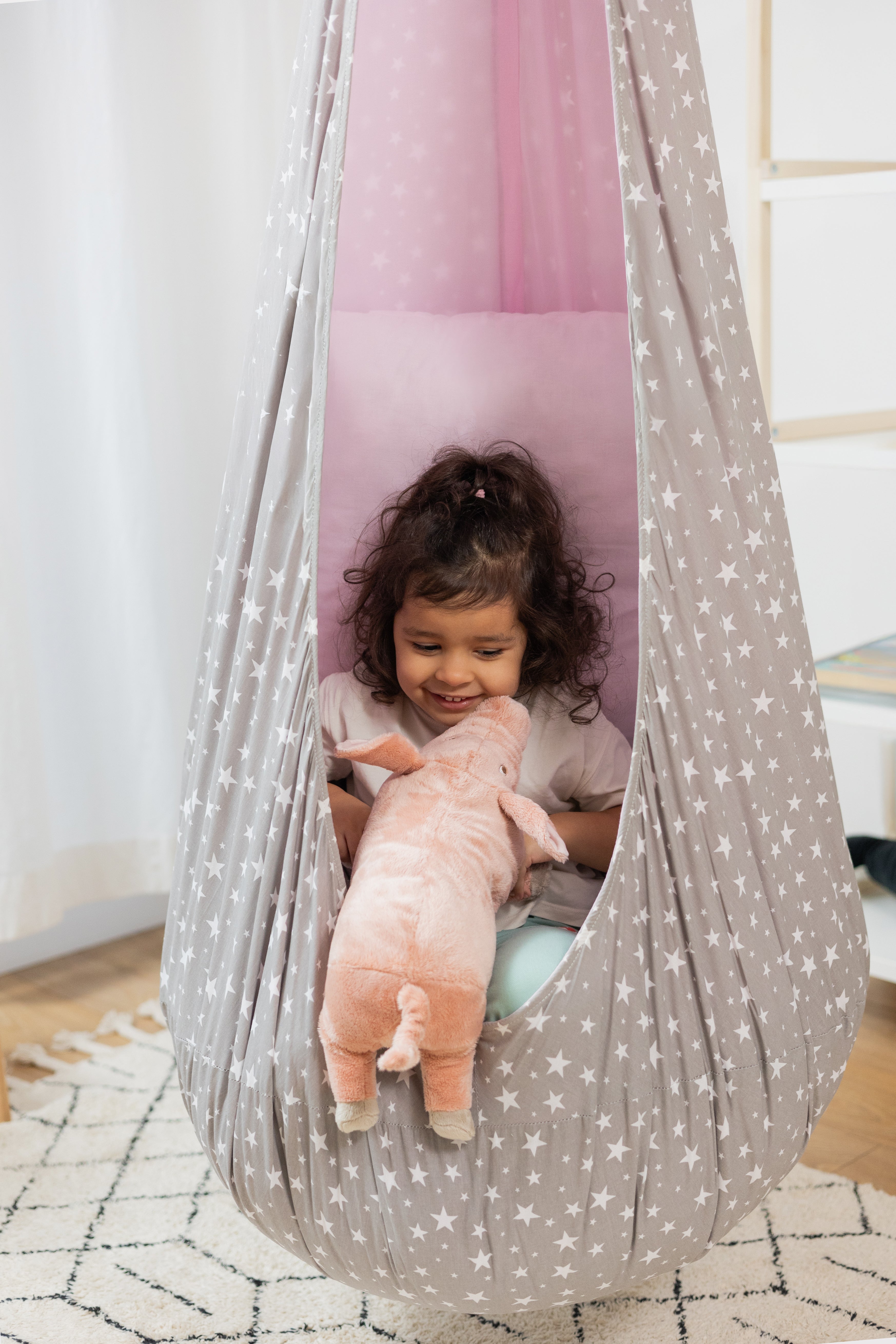Large Kids Cocoon Swing - Sweet Stars