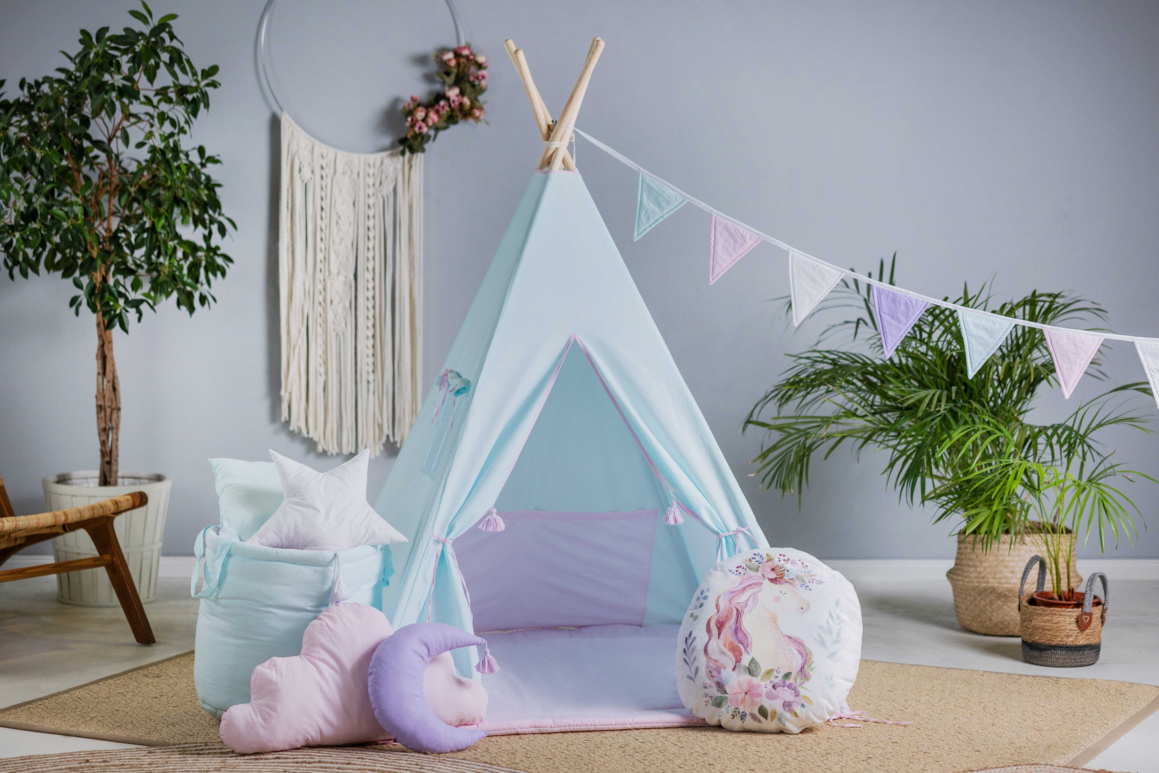 Kids Teepee - Lilac Dream | Lilac Teepee |