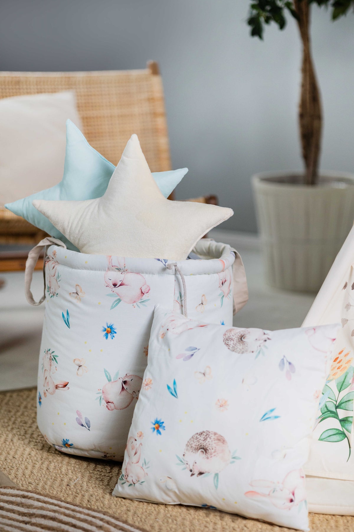Kids Tipi Tent - Happy Forest