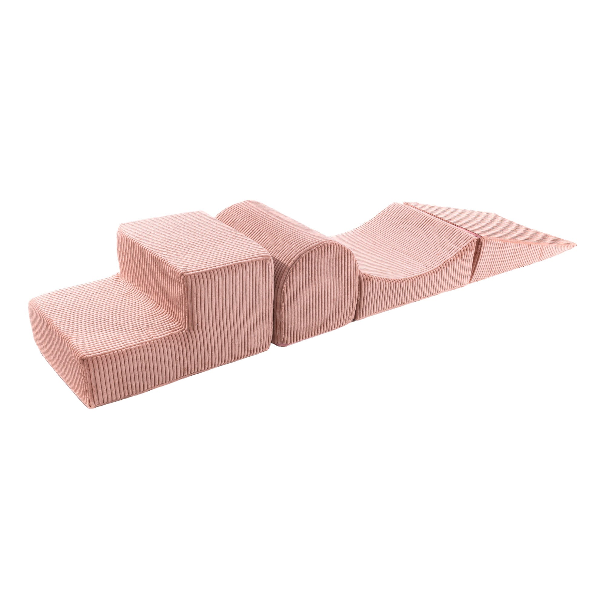 MeowBaby Soft Play Corduroy blocks | corduroy soft play blocks | corduroy soft lay elements | soft play blocks for baby and toddler | pink soft play blocks |