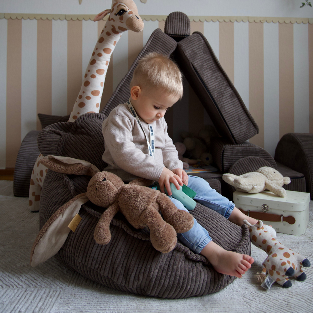 MeowBaby® Aesthetic Sako Bag Teddy - Bean Bag for Kids