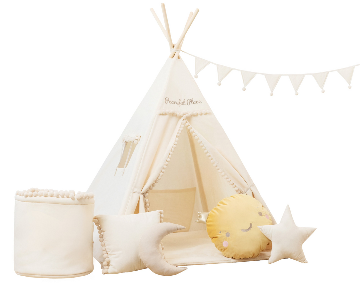 Cream Teepee Tent | Kids Teepee | Teepee Tent for Kids | Kids Teepee Tent | Cream Teepee | Baby Teepee | Teepees for Girls | Teepees for Boys | Cream Tent | Teepees for Kids | Teepee | Tipi |