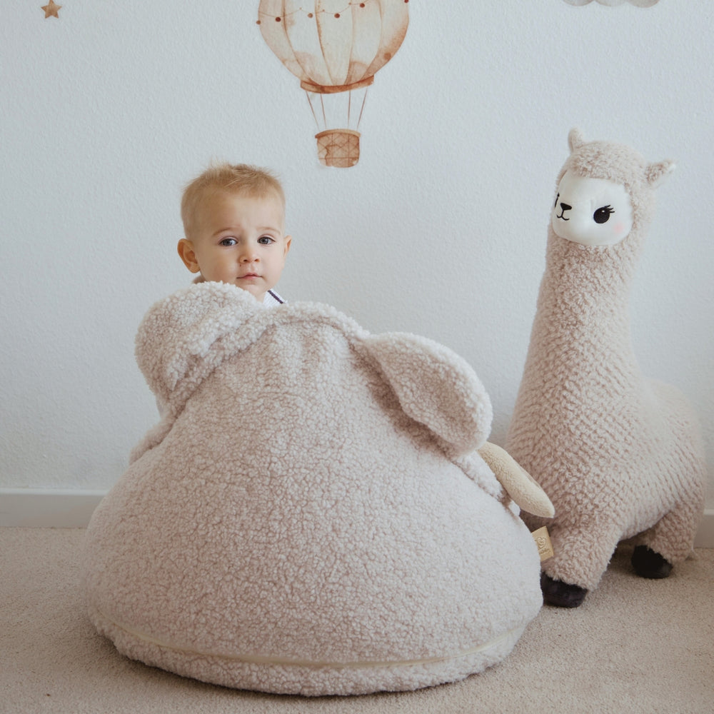 MeowBaby Kids Bean Bag Seat - Sako Bag Teddy | BEARLY