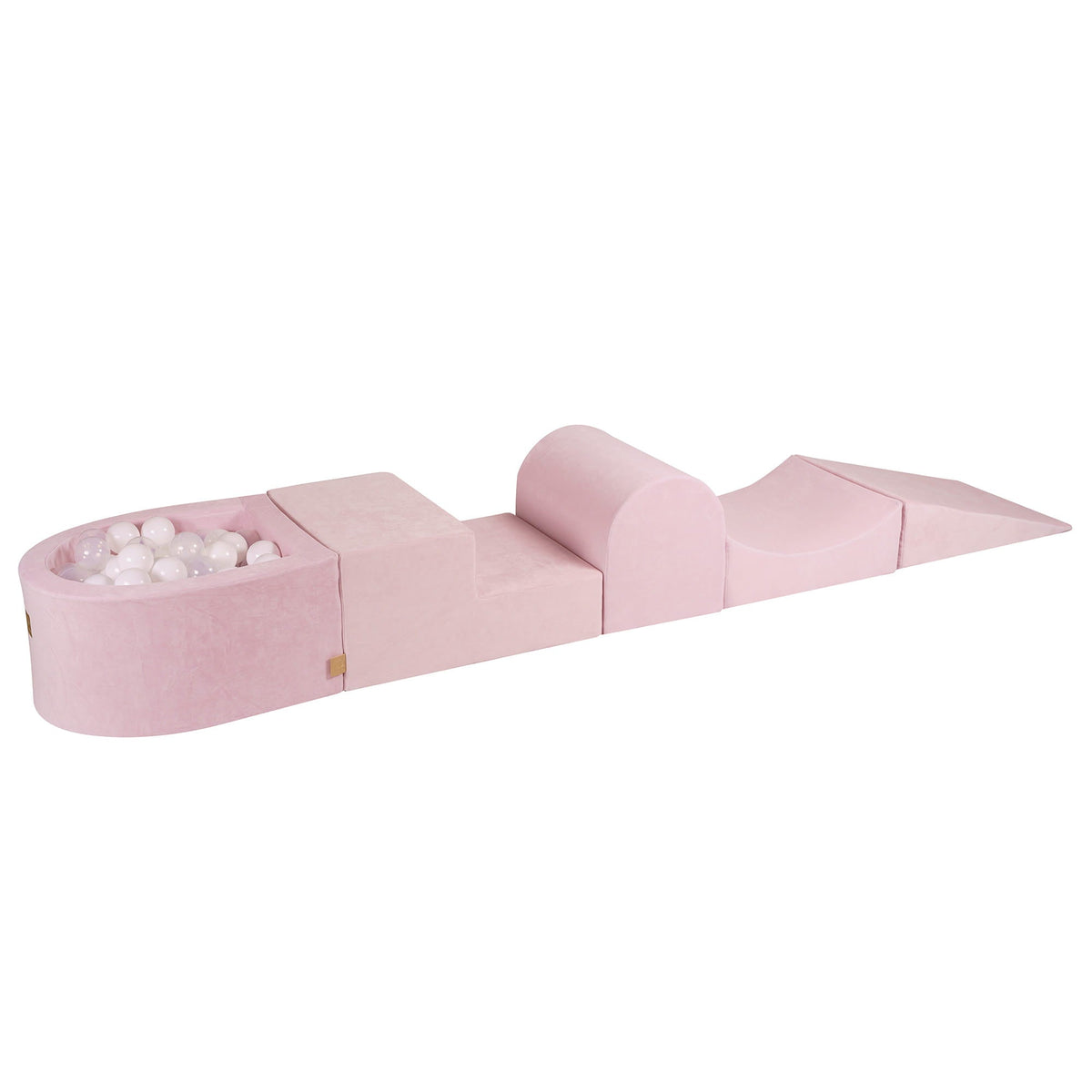 Baby Soft Play Set | Pink Soft Play Set with Ball Pit | Pink foam climbing blocks | Playground for Children | modular play set | climbing blocks for toddler |