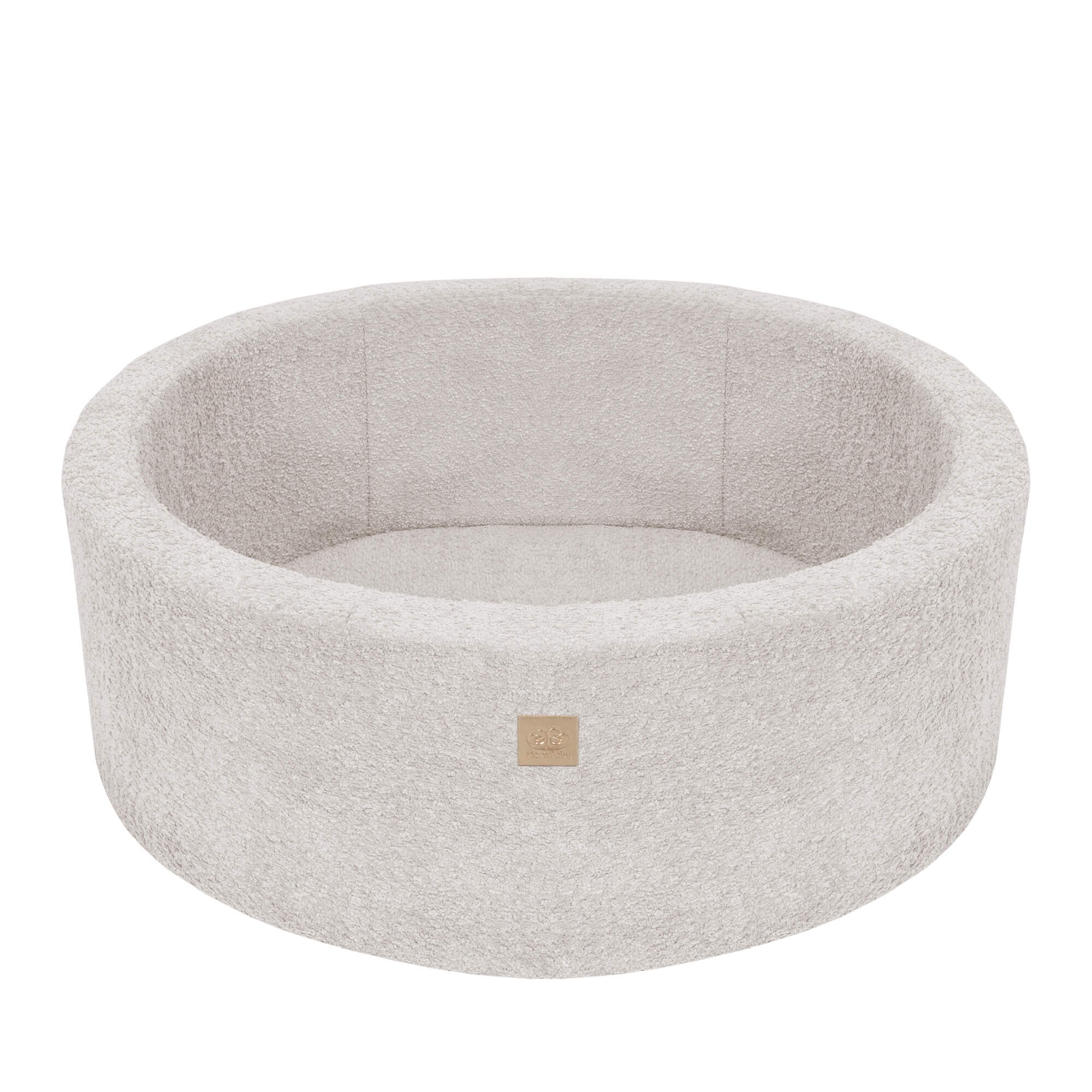 Meowbaby Boucle Baby Ball Pit Champagne Ecru Without balls