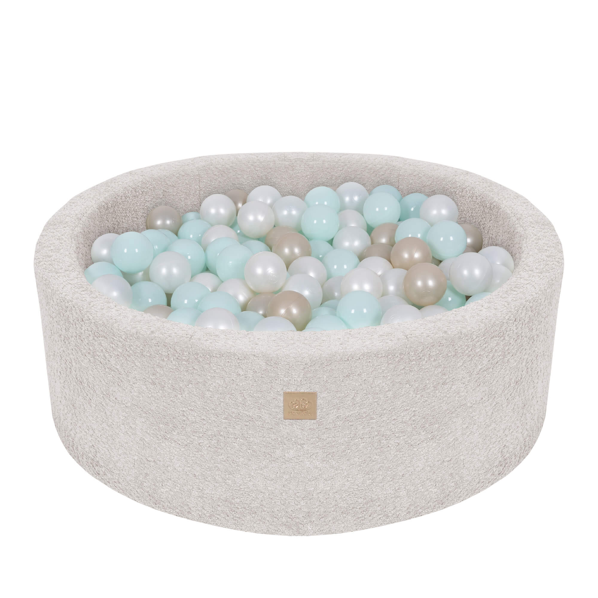 MeowBaby Boucle Ball Pit | Cream Boucle Ball Pit | Ball Pit Boucle | Boucle Ball Pit Balls | Boucle Ball Pit for Kids |