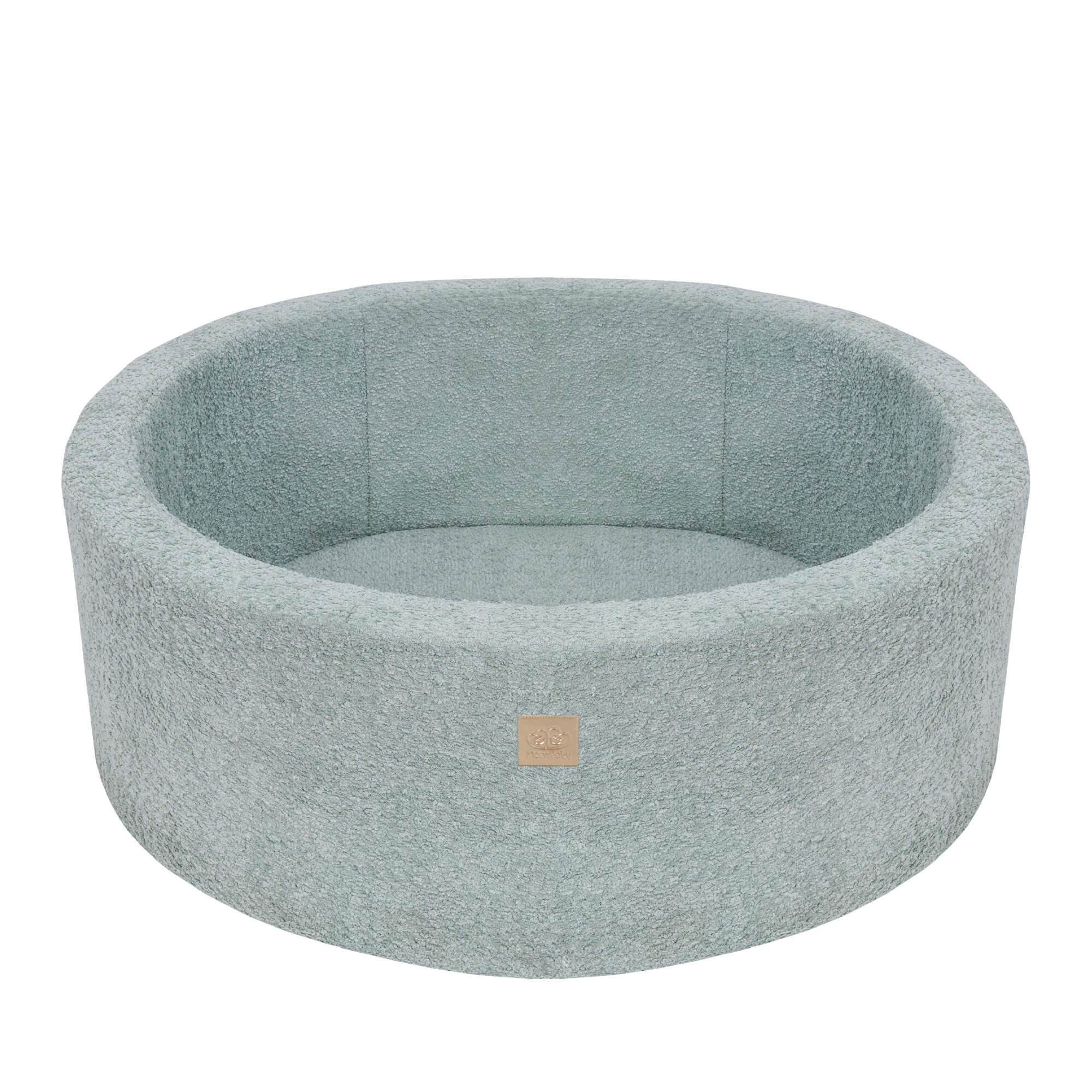 Meowbaby Boucle Baby Ball Pit Fresh Mint Without balls