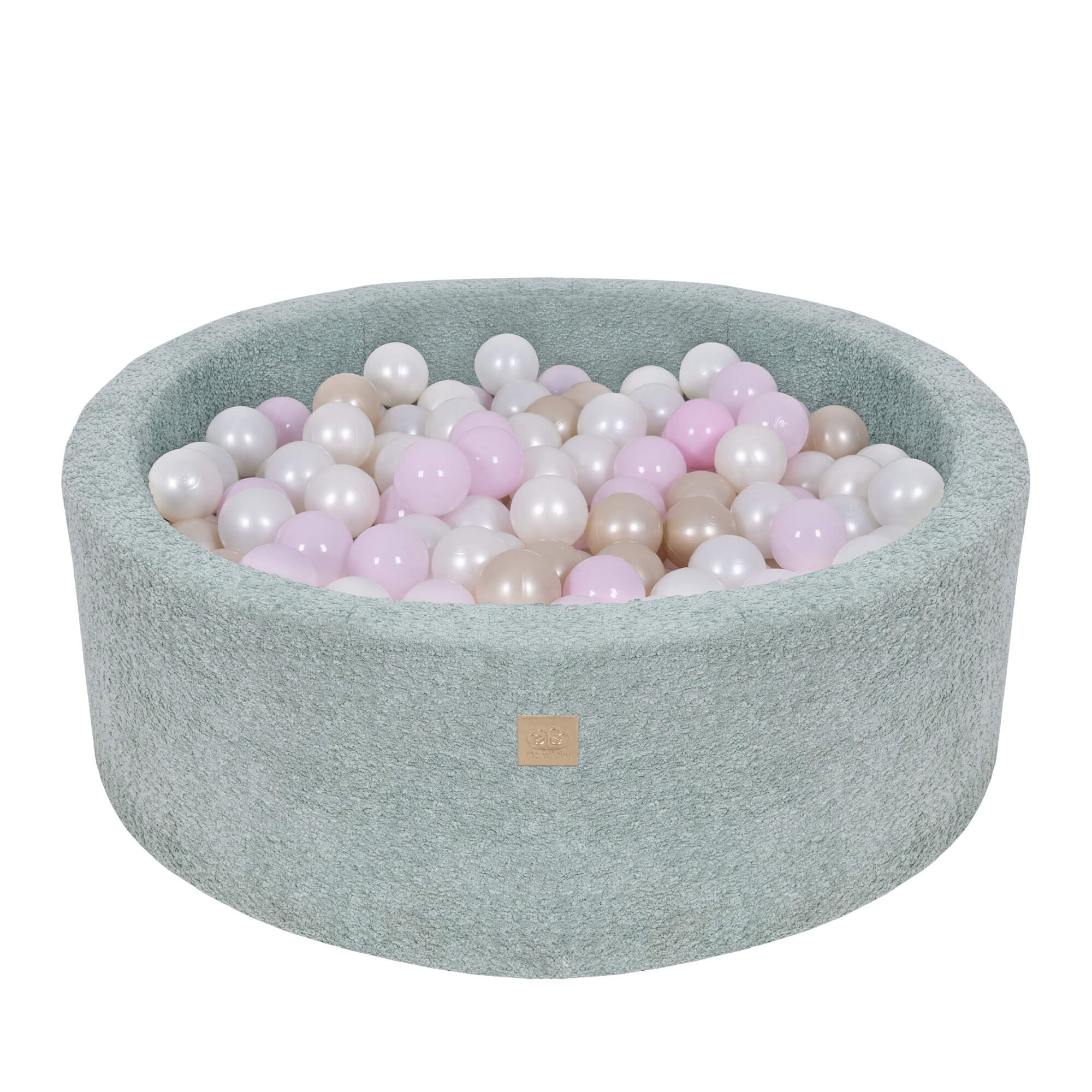 MeowBaby Boucle Ball Pit | Mint Boucle Ball Pit | Ball Pit Boucle | Boucle Ball Pit Balls | Boucle Ball Pit for Kids |