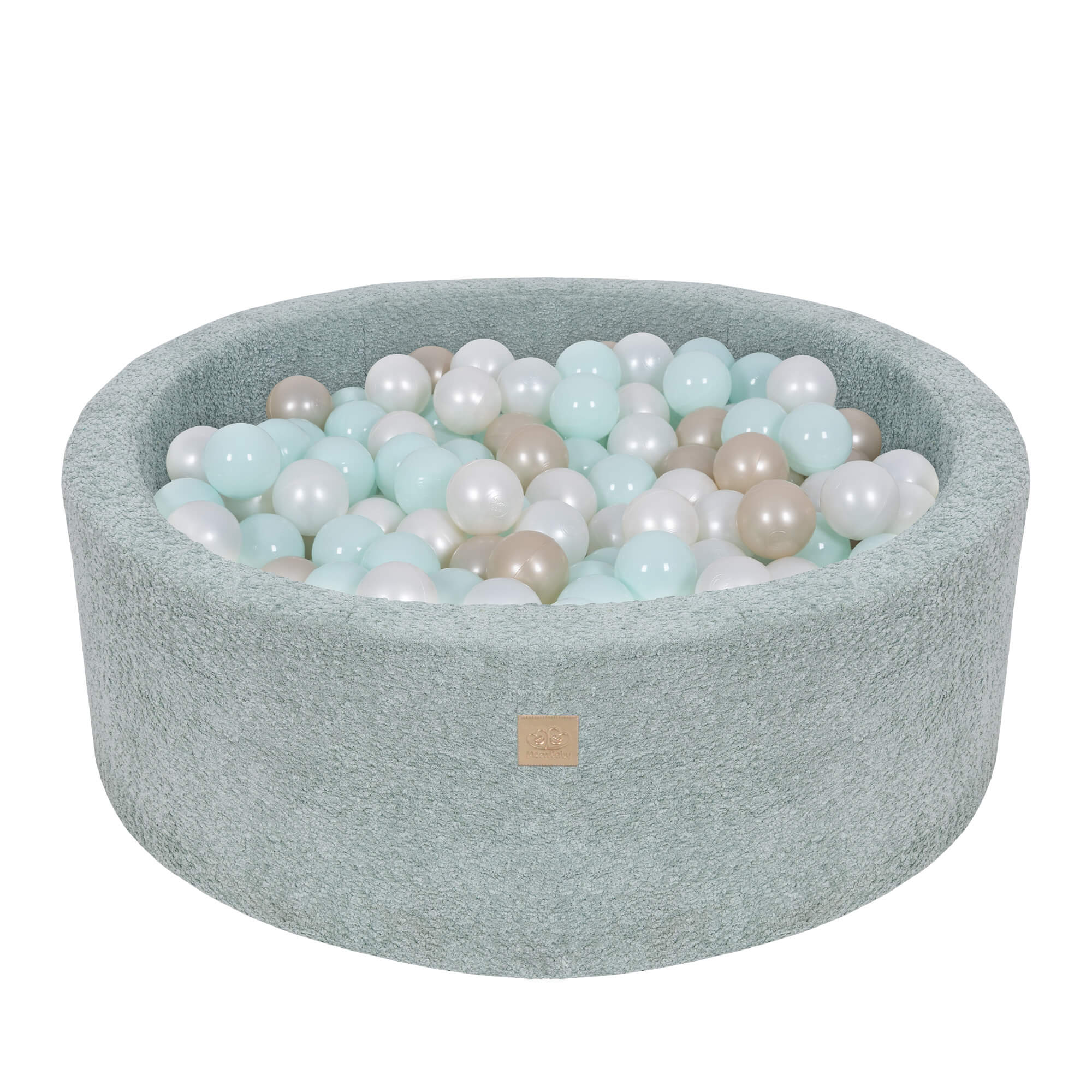 MeowBaby Boucle Ball Pit | Mint Boucle Ball Pit | Ball Pit Boucle | Boucle Ball Pit Balls | Boucle Ball Pit for Kids |