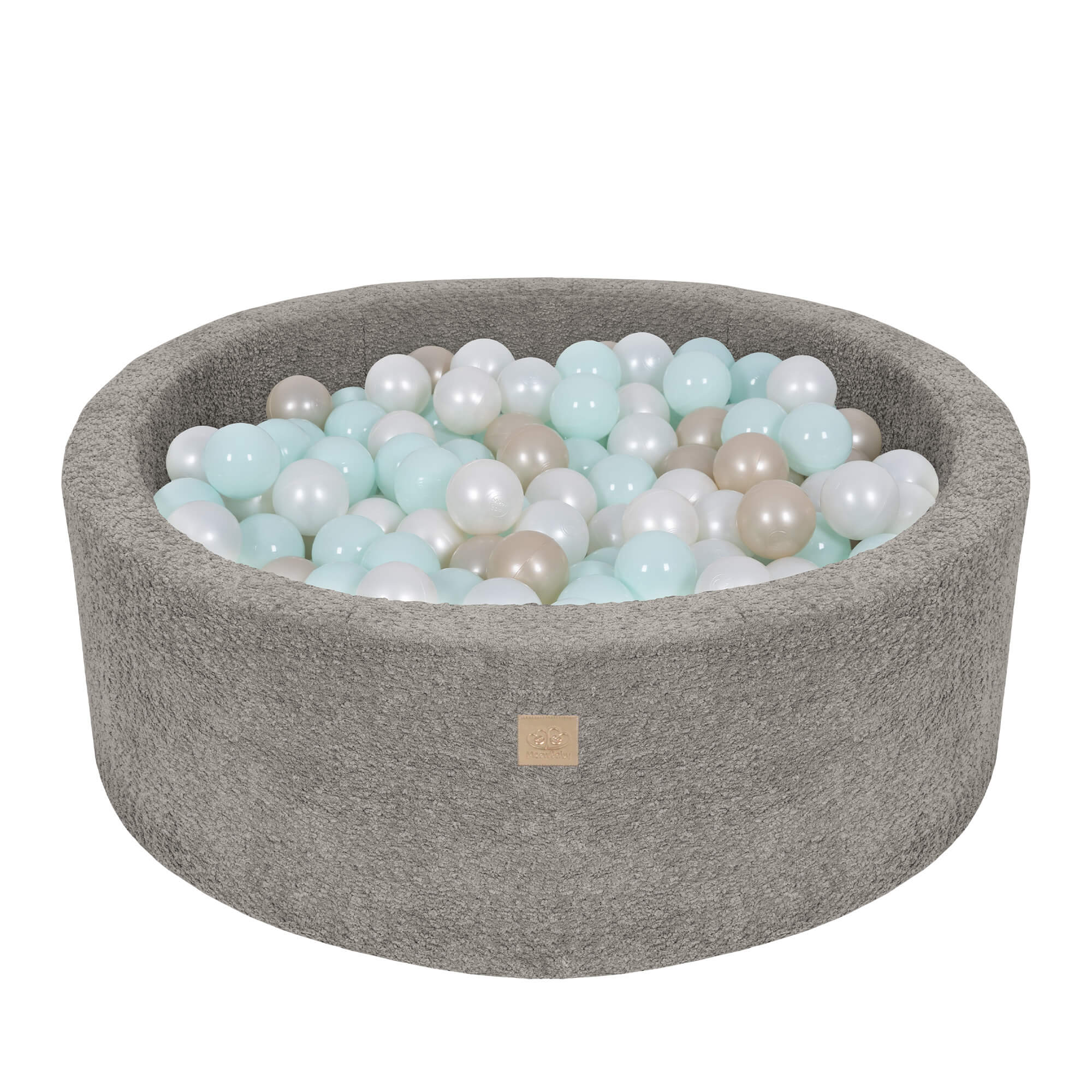 MeowBaby Boucle Baby Ball Pit Tan Beige | Ball Pit Toddler | Ball Pit Balls | Ball Pit for Kids |