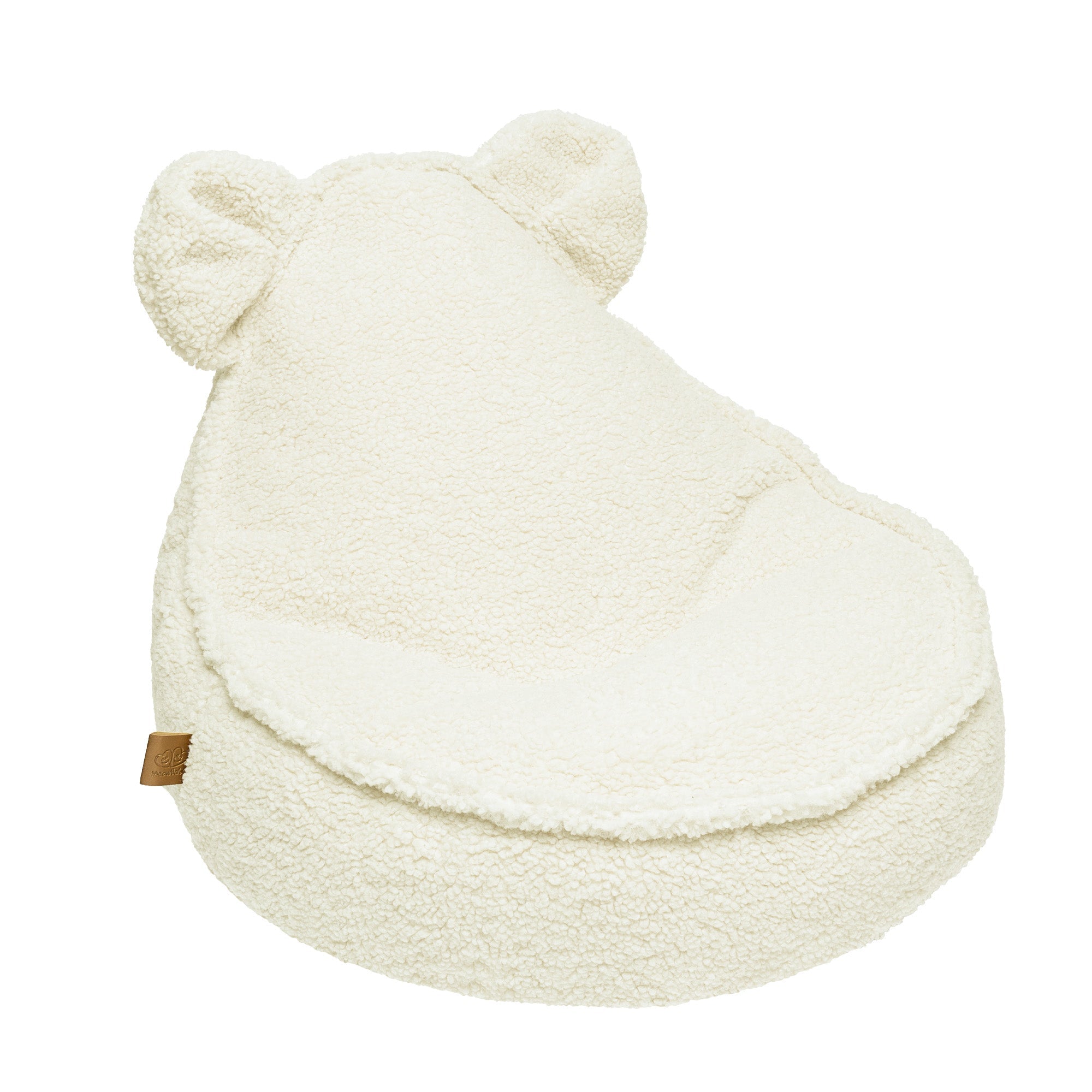 MeowBaby Sako Bag Teddy | bean bag for kids | kids pouf teddy | pouffe for kids | bearly pouf for kids |