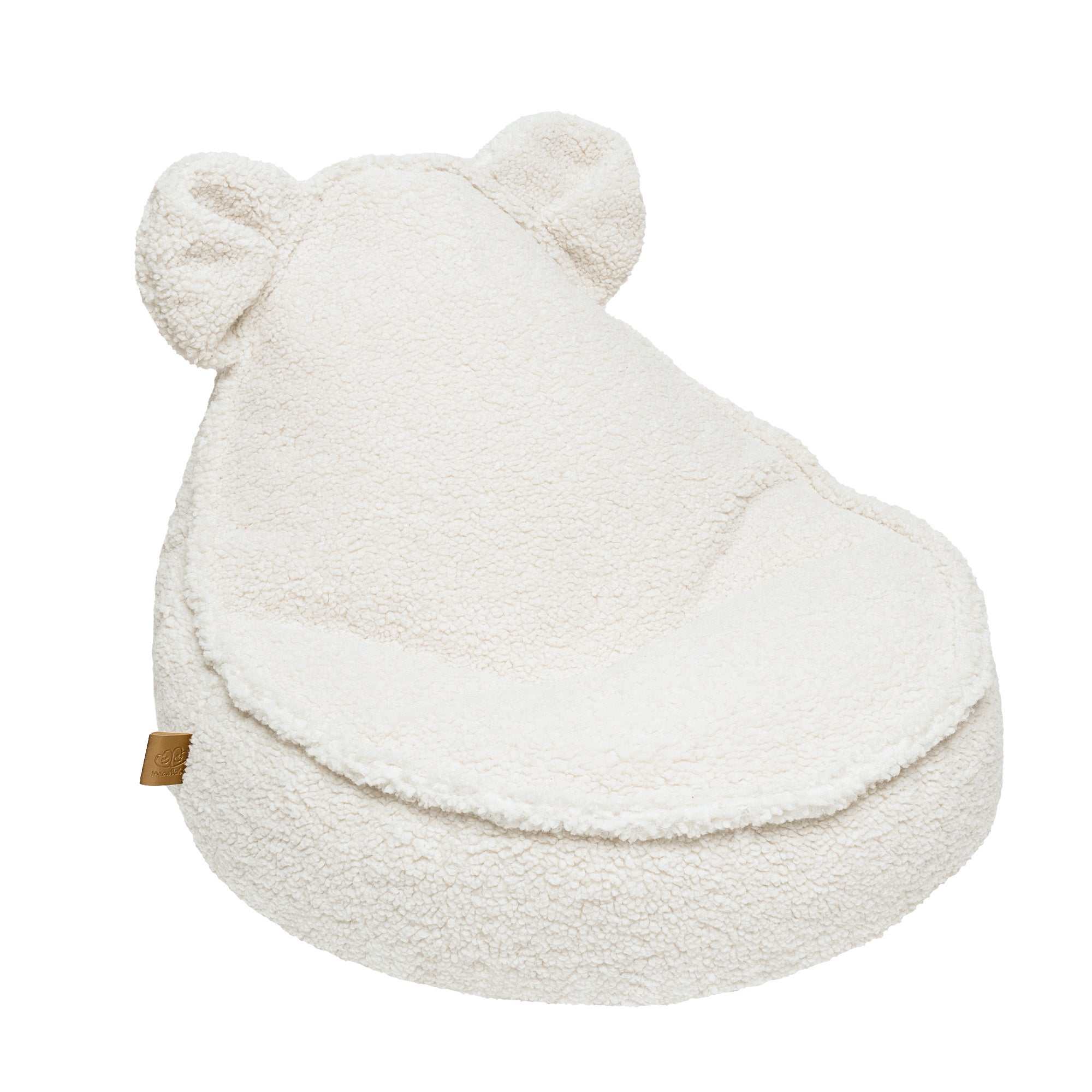 MeowBaby Sako Bag Teddy | bean bag for kids | kids pouf teddy | pouffe for kids | bearly pouf for kids |