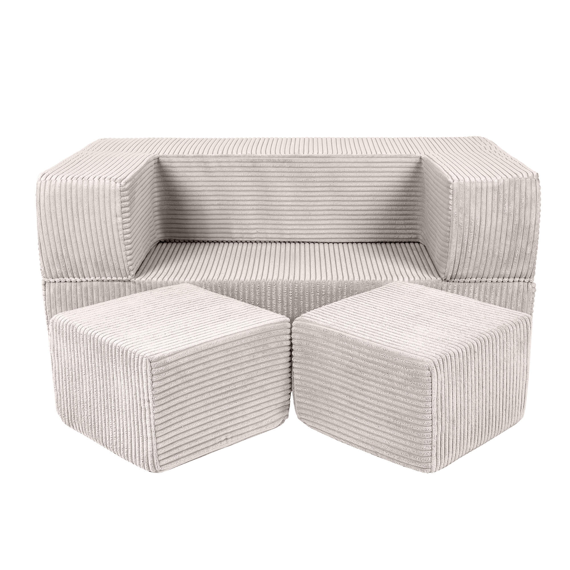MeowBaby® Aesthetic Cube Sofa CORDUROY