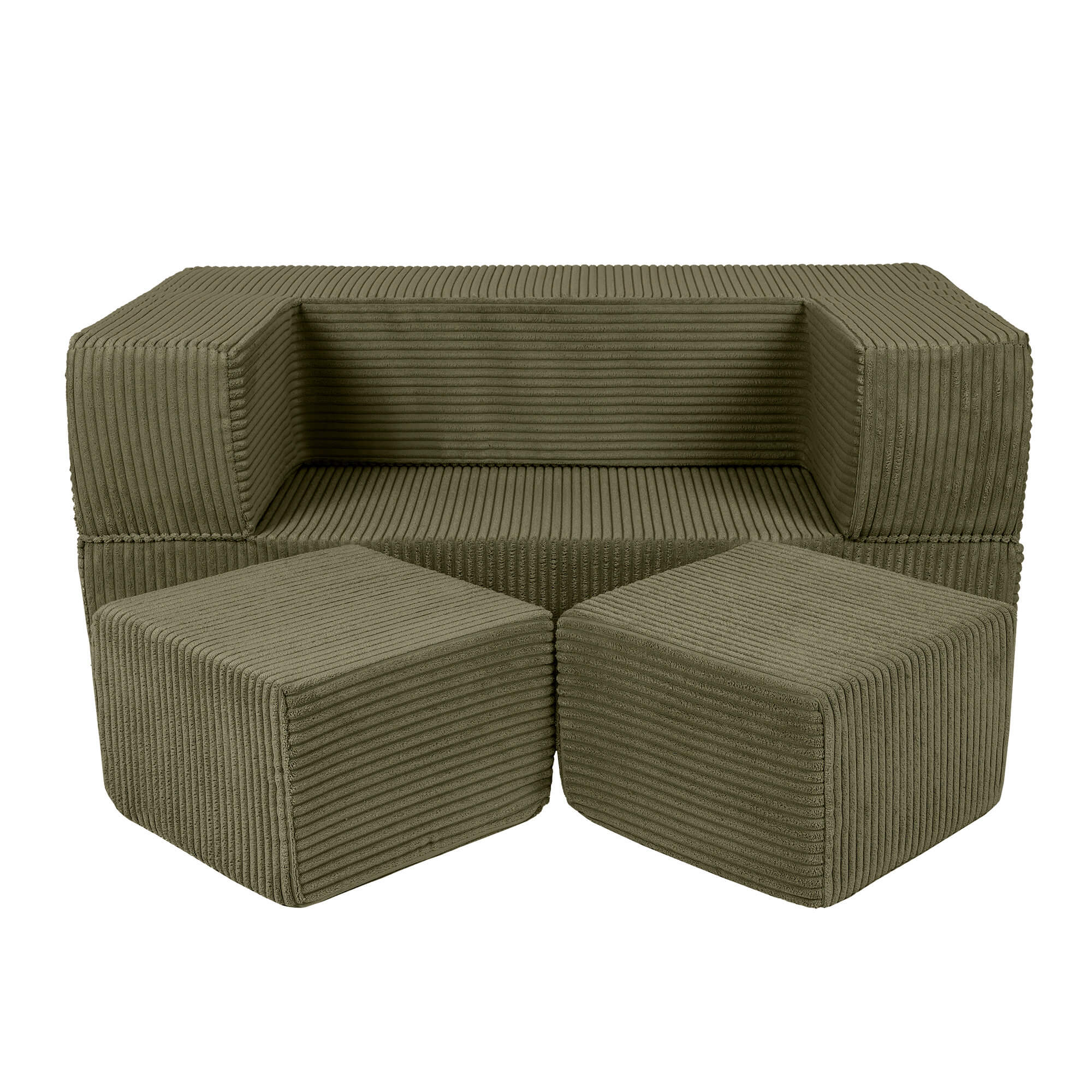 MeowBaby® Aesthetic Cube Sofa CORDUROY