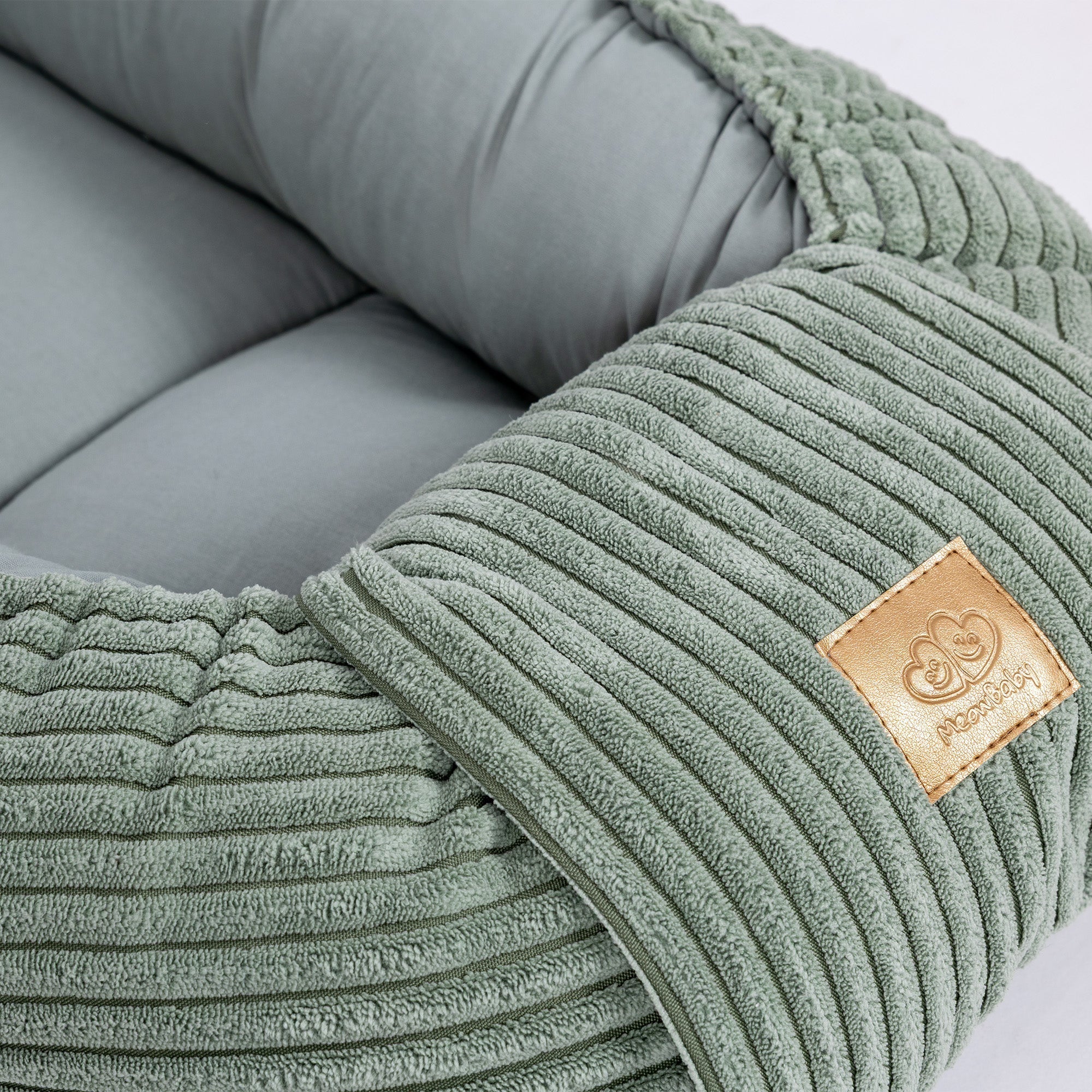 Meowbaby Aesthetic Corduroy Cocoon Nest for babies | Baby Nest for Sleeping | baby sleeping pod | baby sleeping pod nest | baby sleeping nest pod |