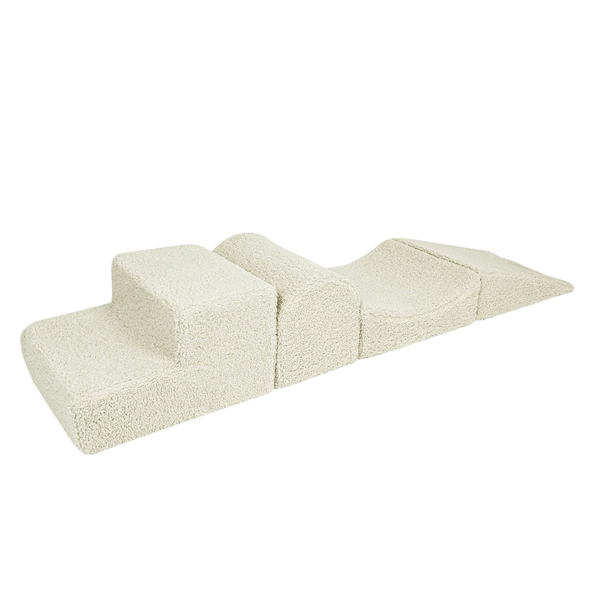 Foam Climbing Blocks for Kids | MeowBaby BEARLY Shape Set | foam climbing shapes | foam climbing blocks | foam climbing set | soft play climbing blocks | cream