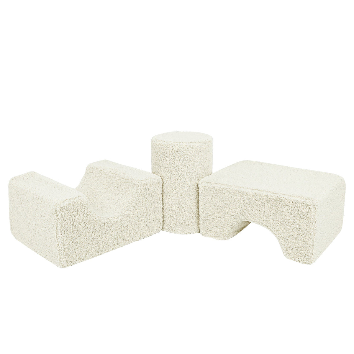 MeowBaby® BEARLY Shape Set | Foam Climbing Blocks - 3 Elements