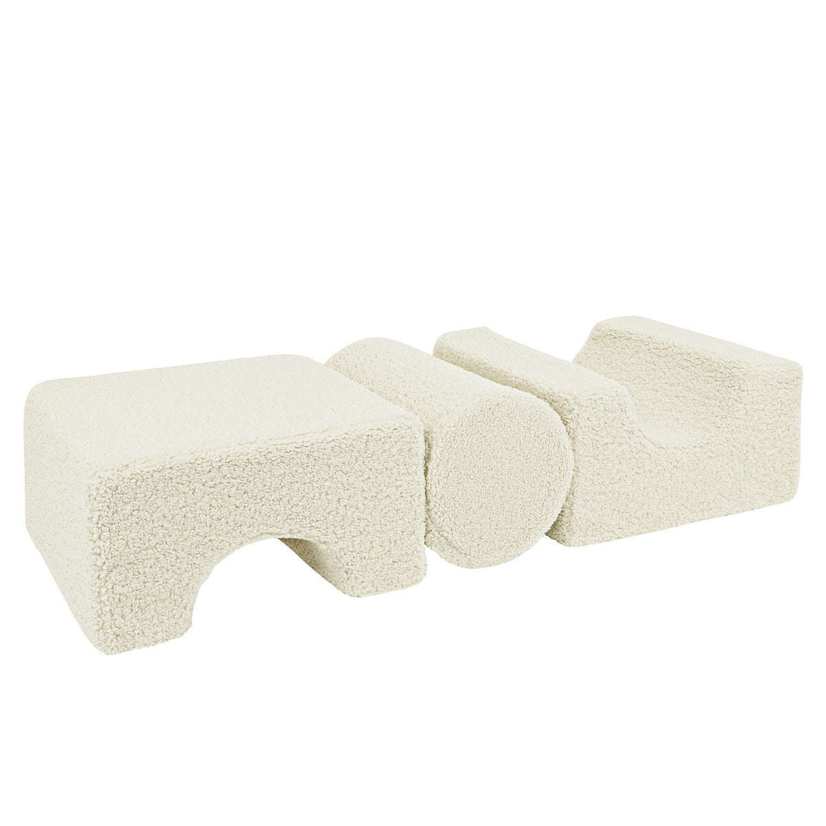 MeowBaby® BEARLY Shape Set | Foam Climbing Blocks - 3 Elements