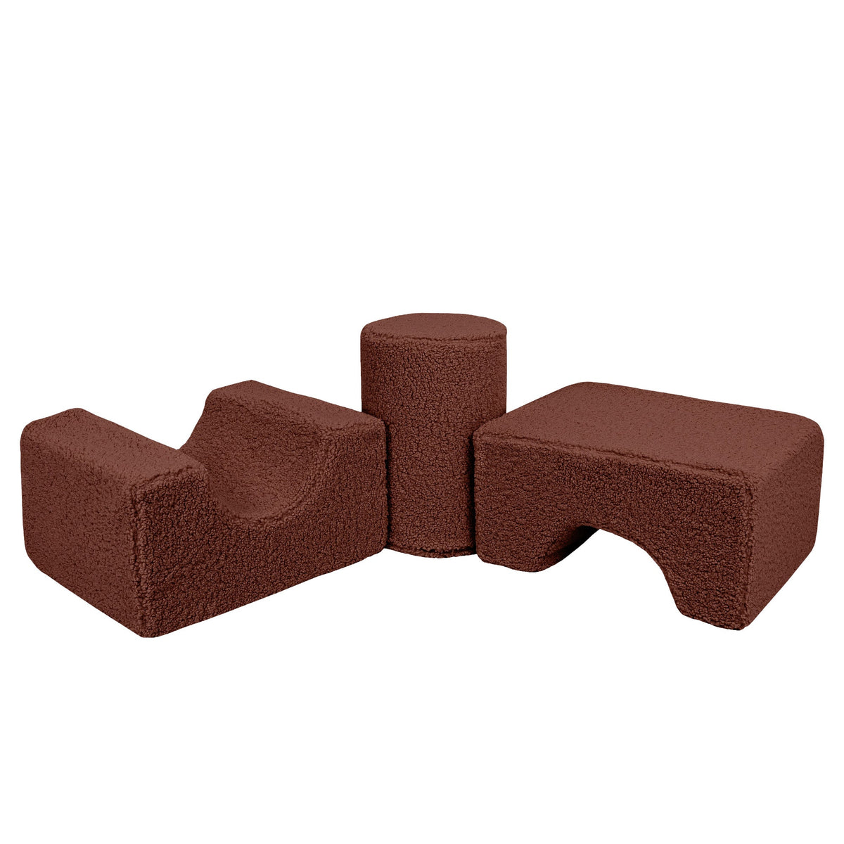 MeowBaby® BEARLY Shape Set | Foam Climbing Blocks - 3 Elements