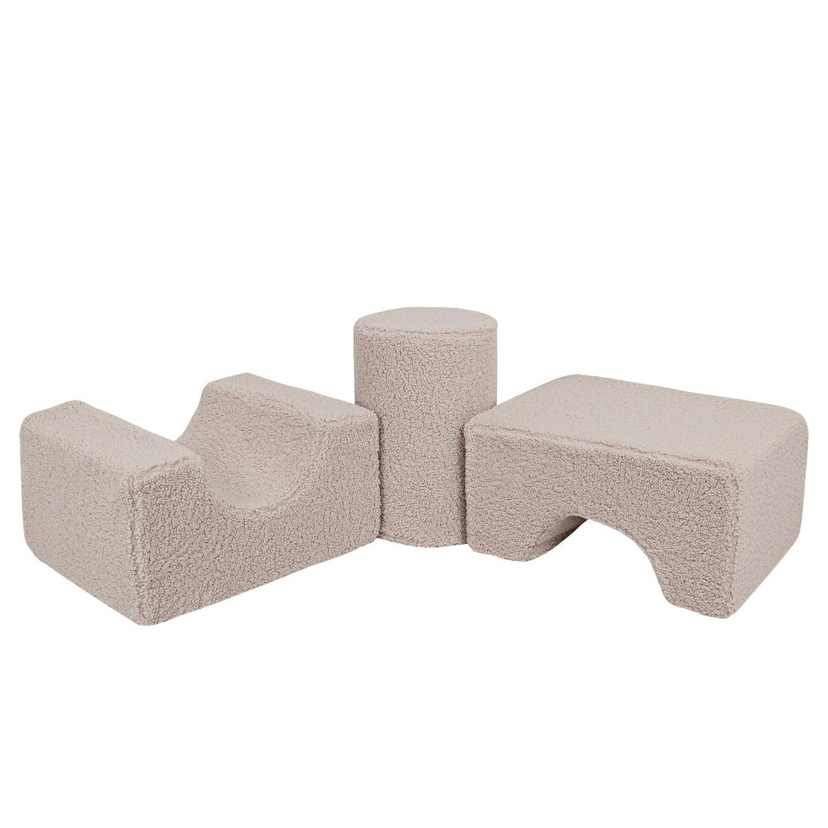 MeowBaby® BEARLY Shape Set | Foam Climbing Blocks - 3 Elements
