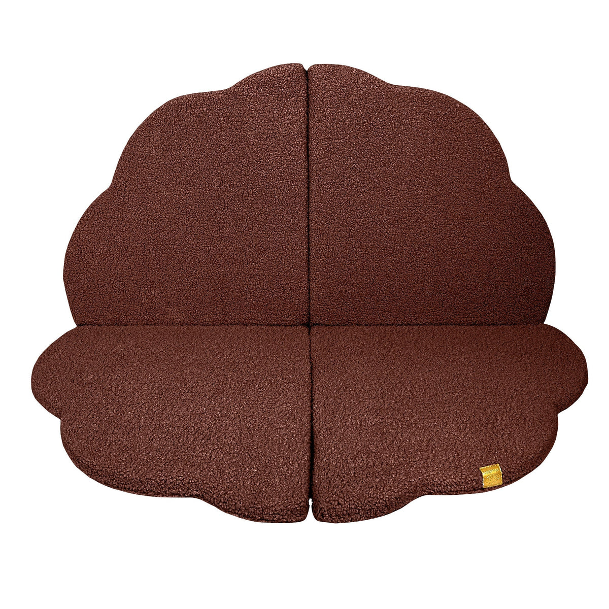 MeowBaby Baby Mat Bearly Cloud Brown