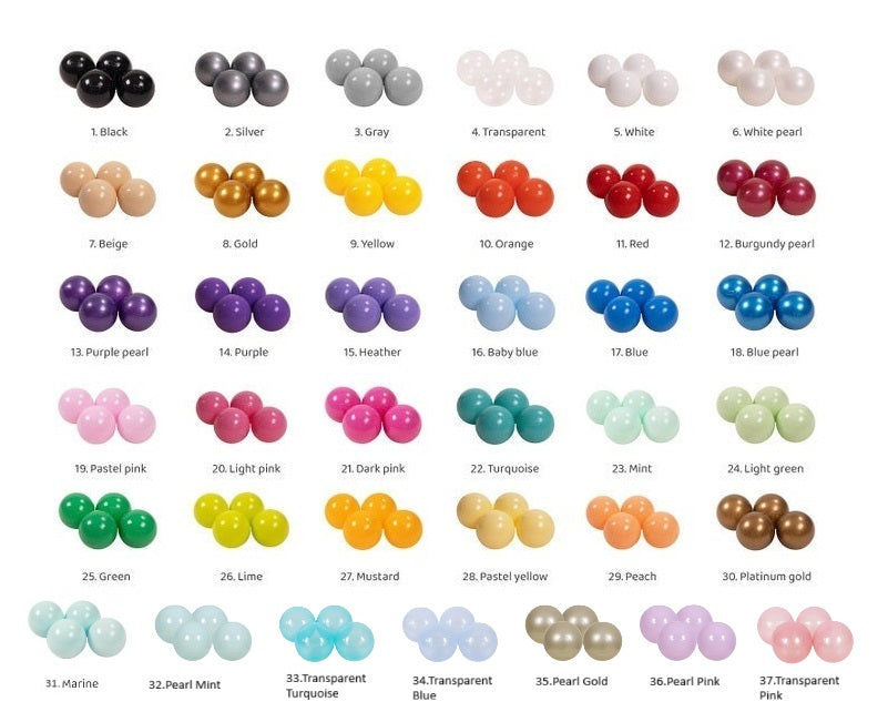 MeowBaby® Ecru Corduroy Soft Play Set with Mini Ball Pit & 100 Balls