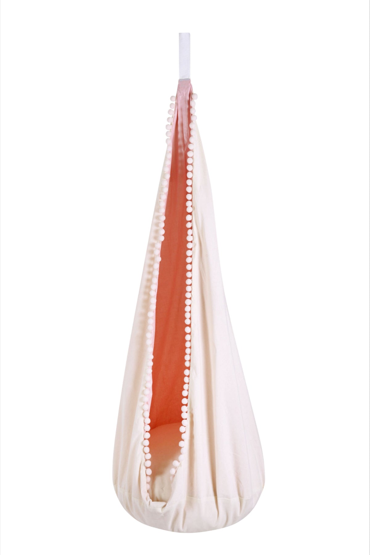 Kids Cocoon Swing - Cream & Pink