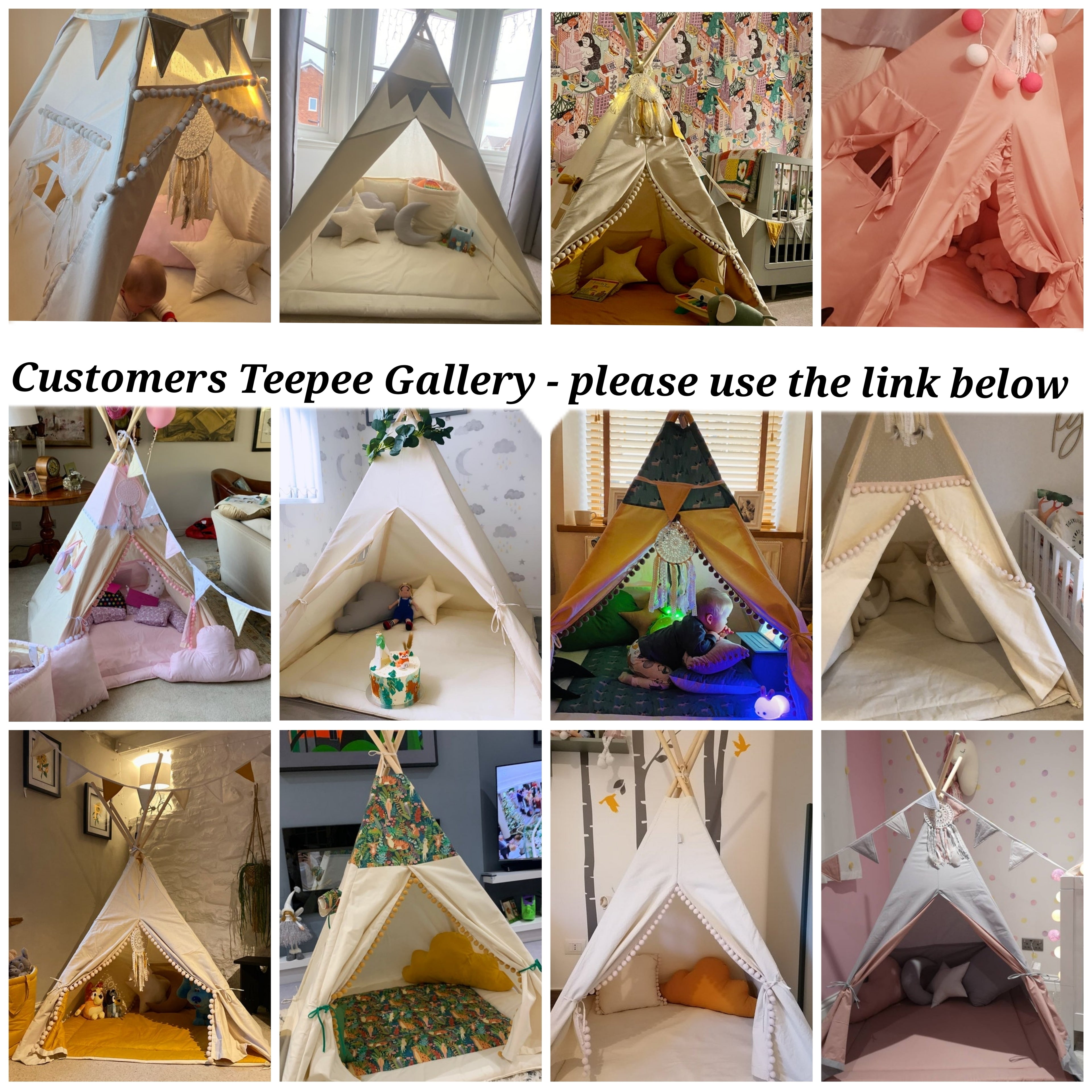 Kids Teepee Tent - Safari