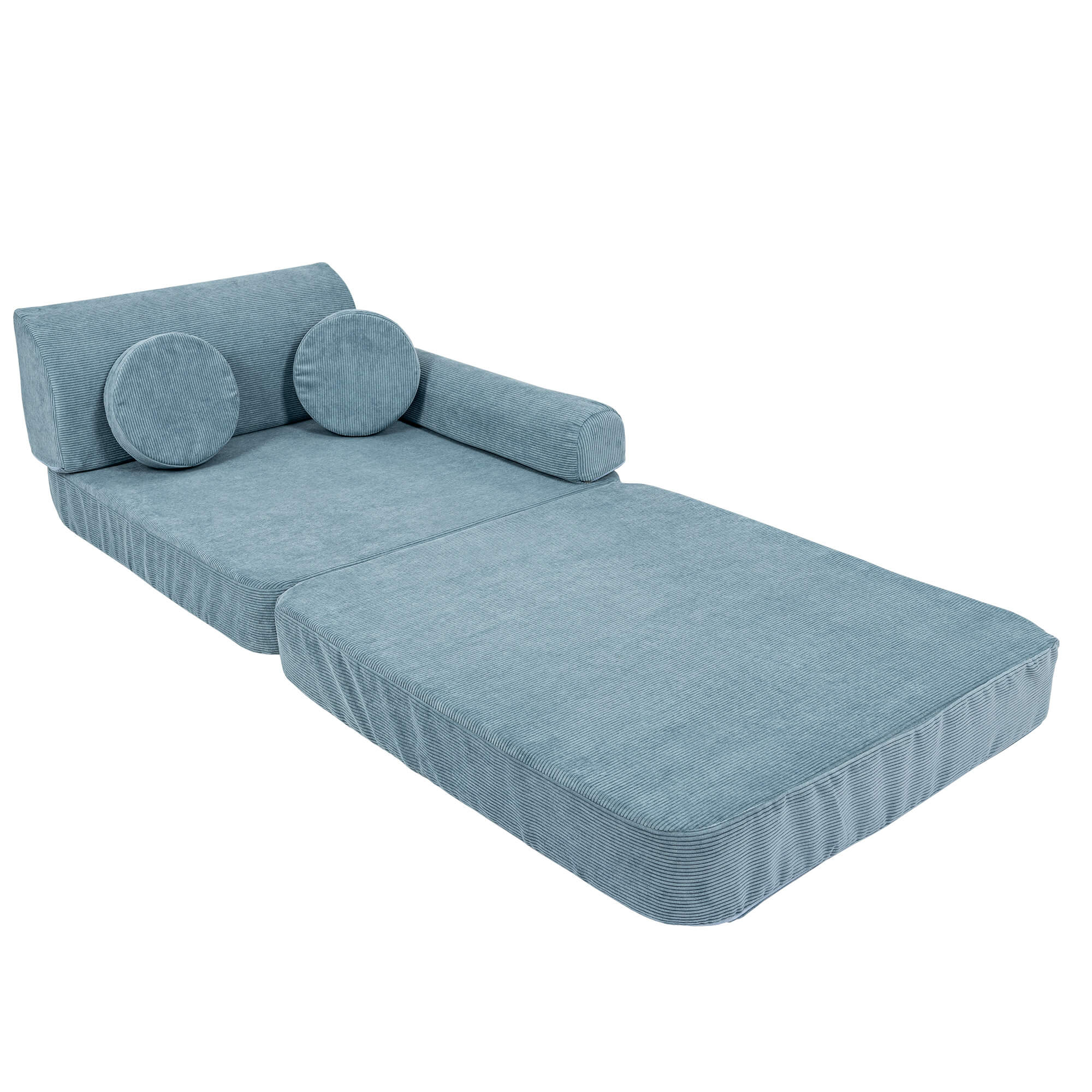 MeowBaby Slimcord Kids Play Sofa - Modular Play Couch | 10 Pieces