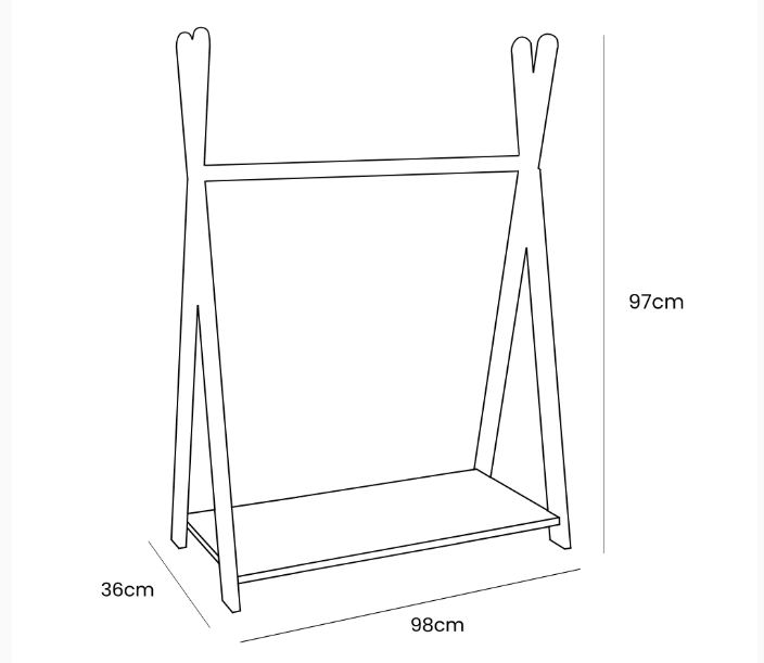 MeowBaby® Hanger for Kids - Hanger For Kids Bedroom