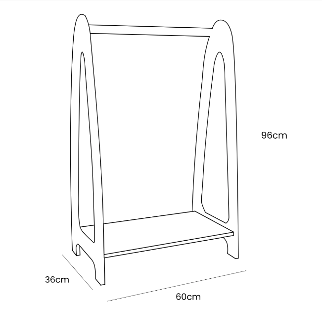 MeowBaby Soft Wooden Hanger For Kids Bedroom