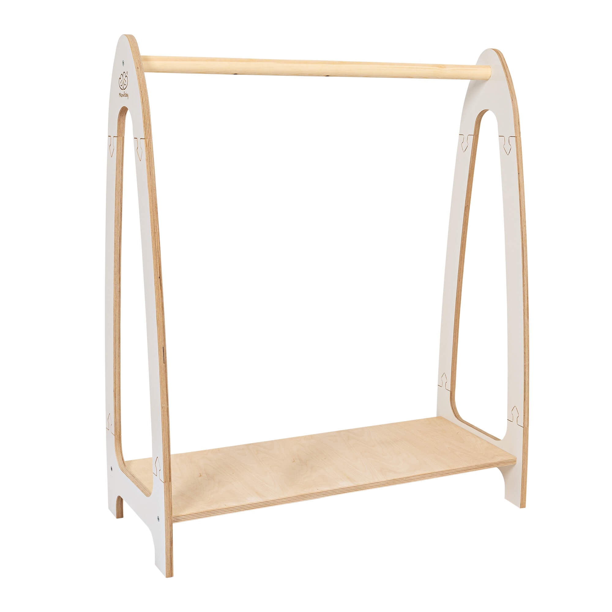 MeowBaby Soft Wooden Hanger For Kids Bedroom