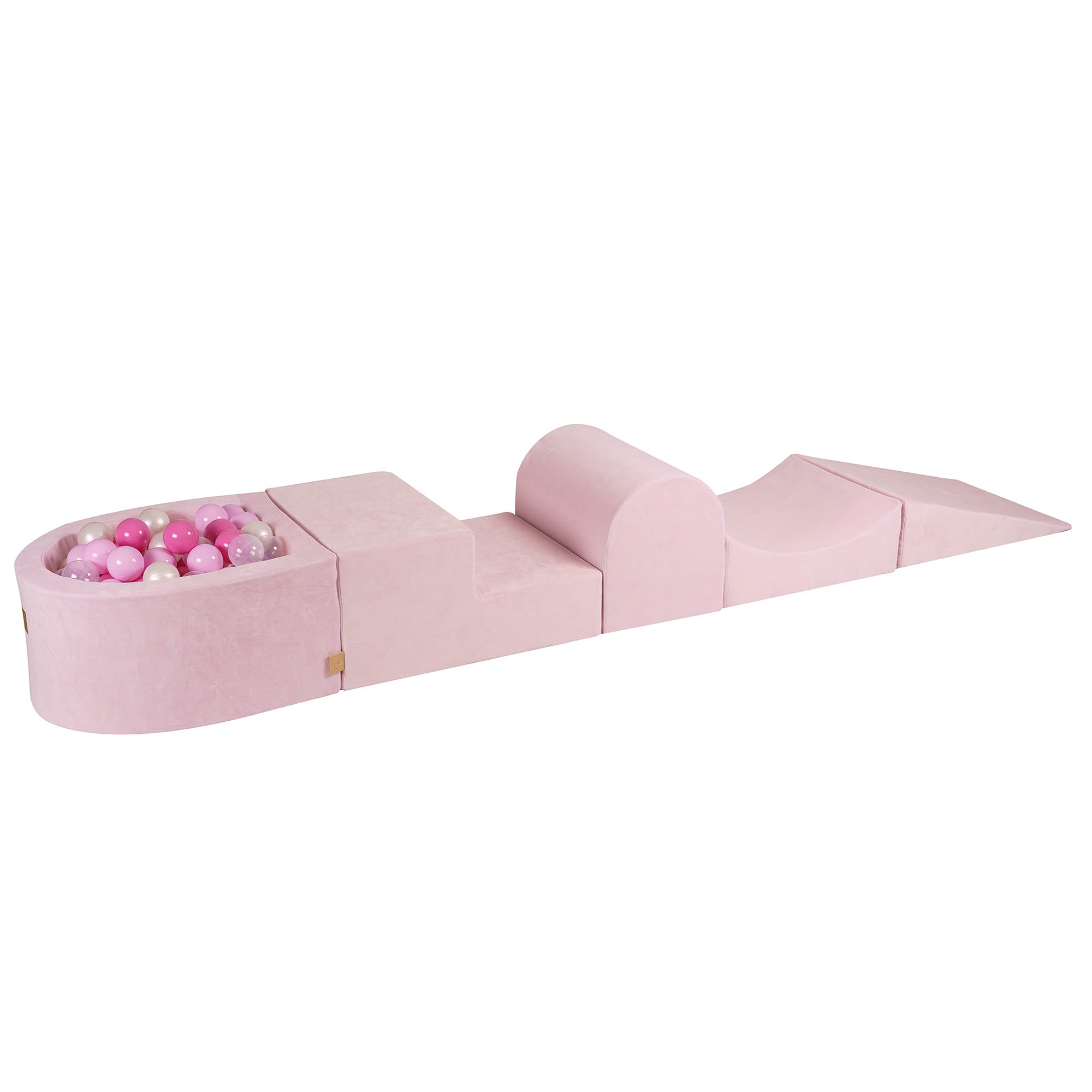 Baby Soft Play Set | Pink Soft Play Set with Ball Pit | Pink foam climbing blocks | Playground for Children | modular play set | climbing blocks for toddler |
