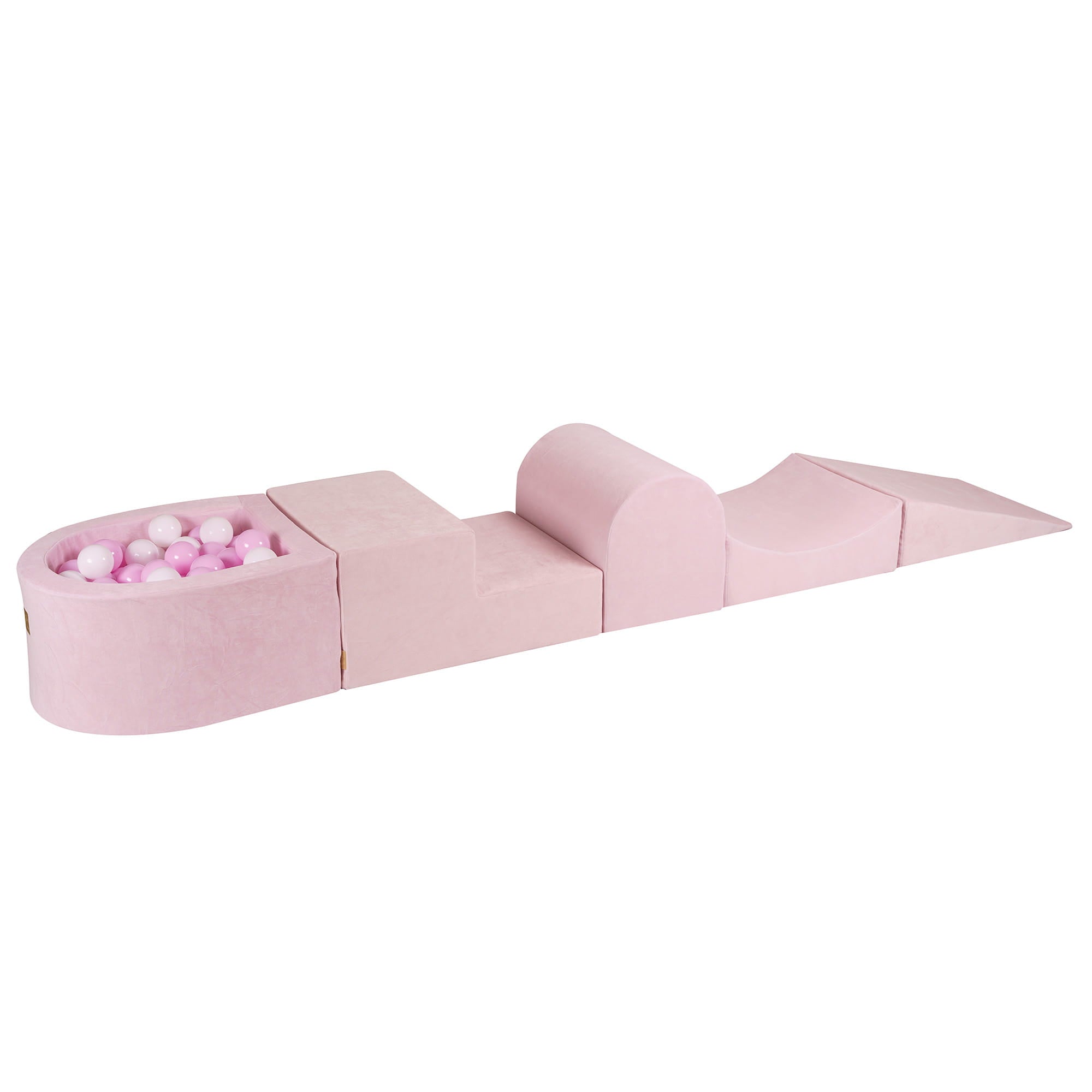 Baby Soft Play Set | Pink Soft Play Set with Ball Pit | Pink foam climbing blocks | Playground for Children | modular play set | climbing blocks for toddler |
