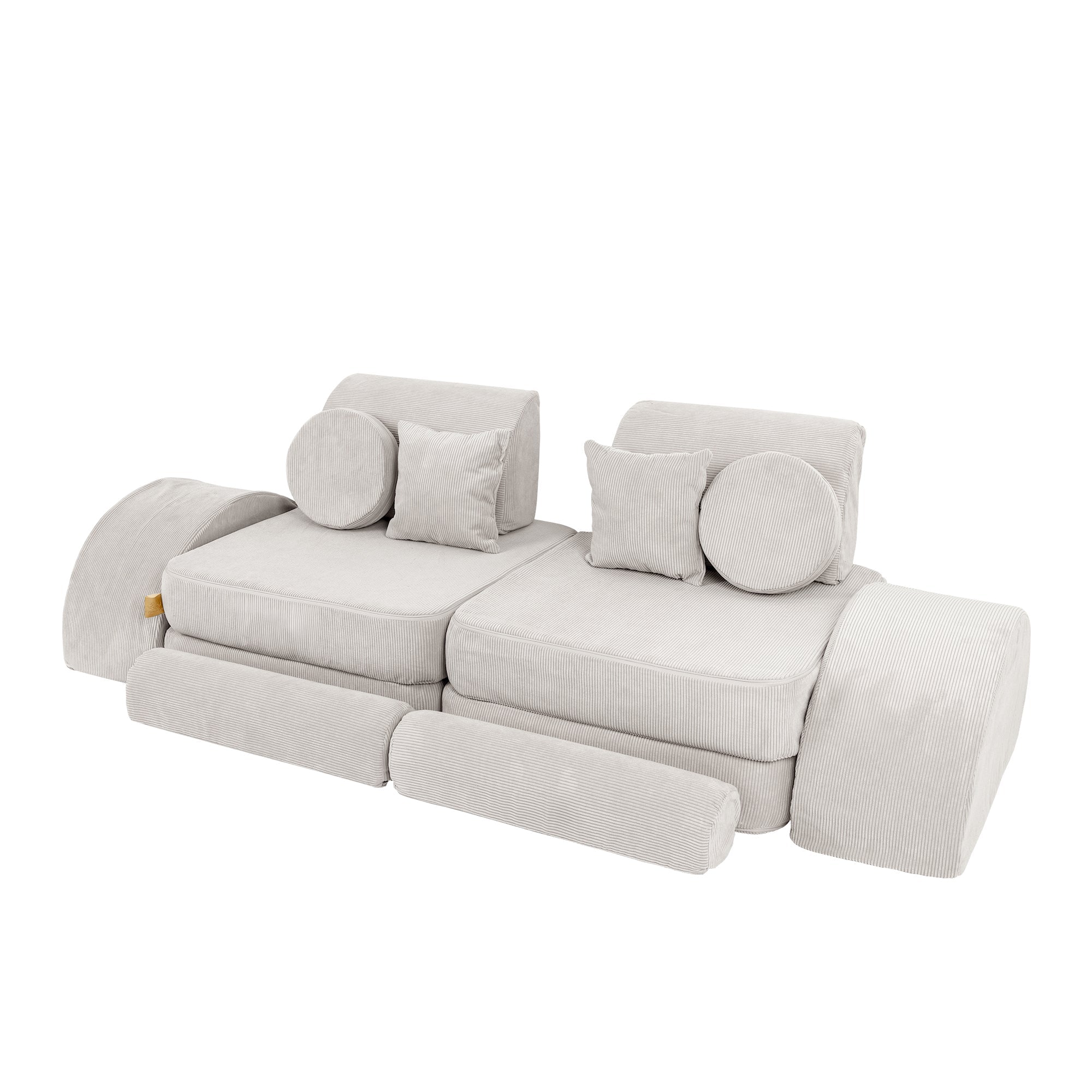 MeowBaby Slimcord Kids Play Sofa Max | Modular Play Sofa for Children