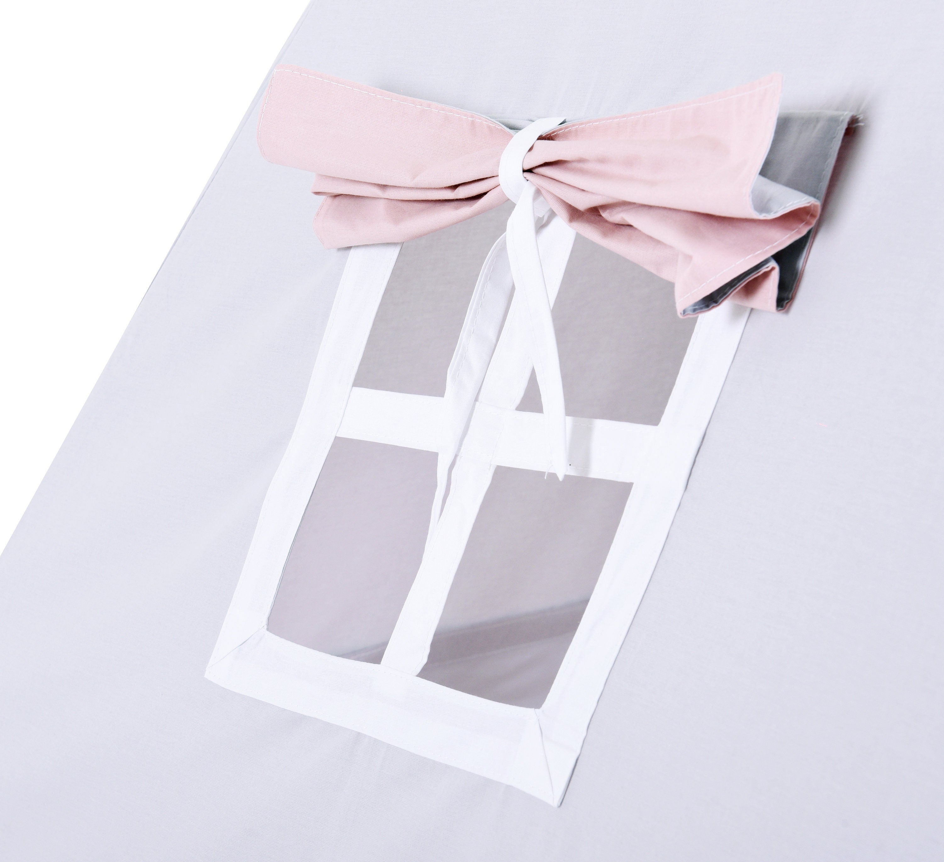Kids Teepee - Light Grey & Pink Palace