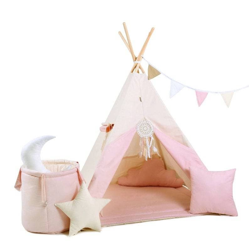 Kids Cocoon Swing - Cream & Pink