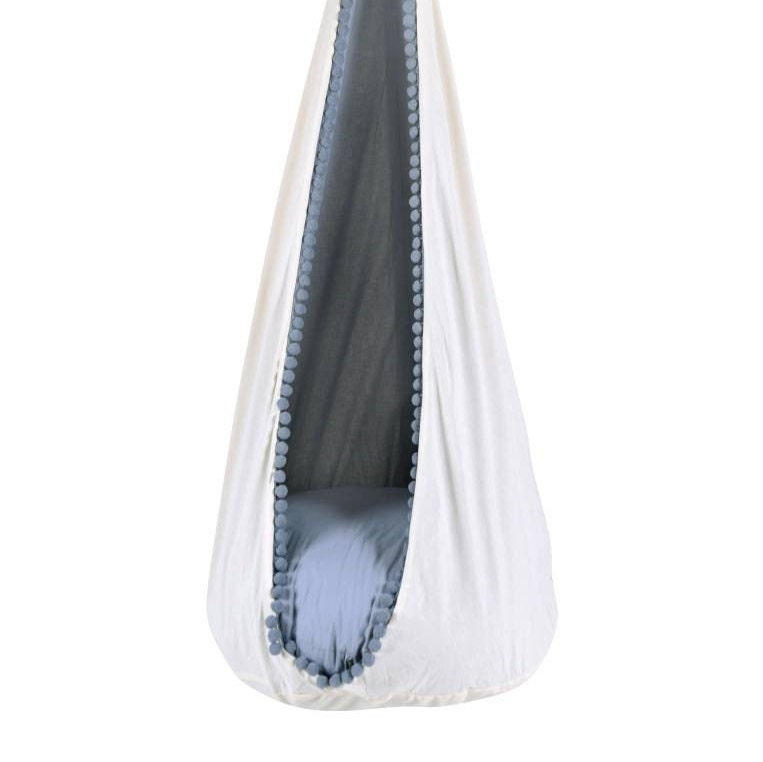 Kids Cocoon Swing - Cream & Grey