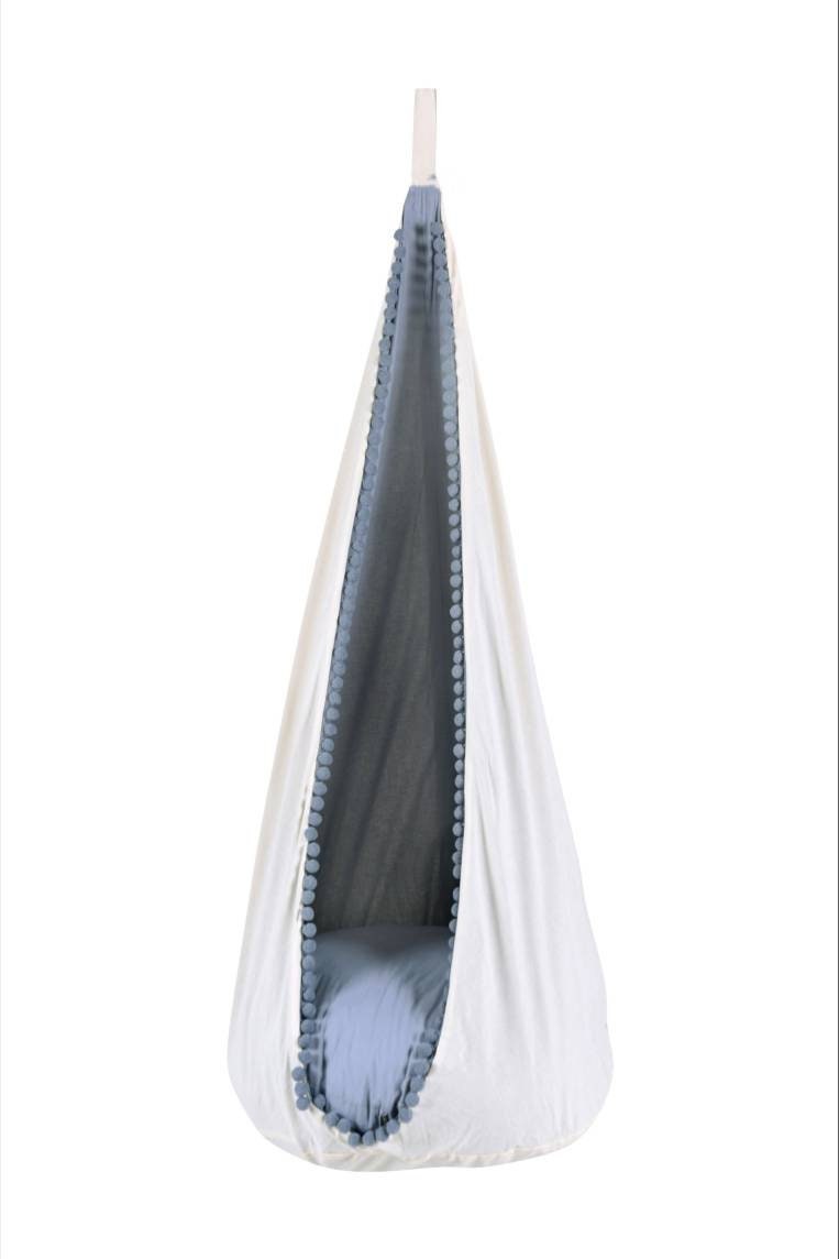 Kids Cocoon Swing - Cream & Grey