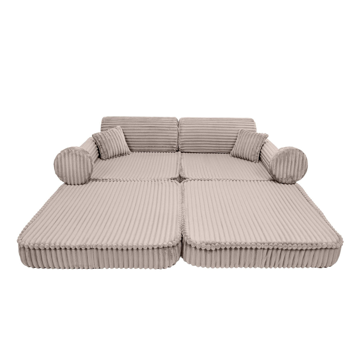Meowbaby Kids Play Sofa - Modular Play Couch | 10 Pieces | Churros